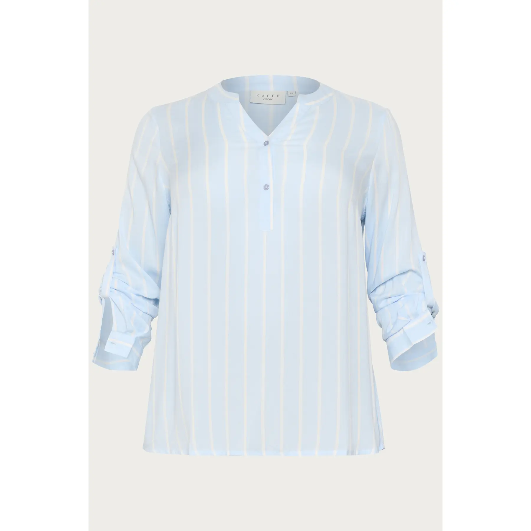 Langärmelige Bluse, Damen KAFFE Curve Sida