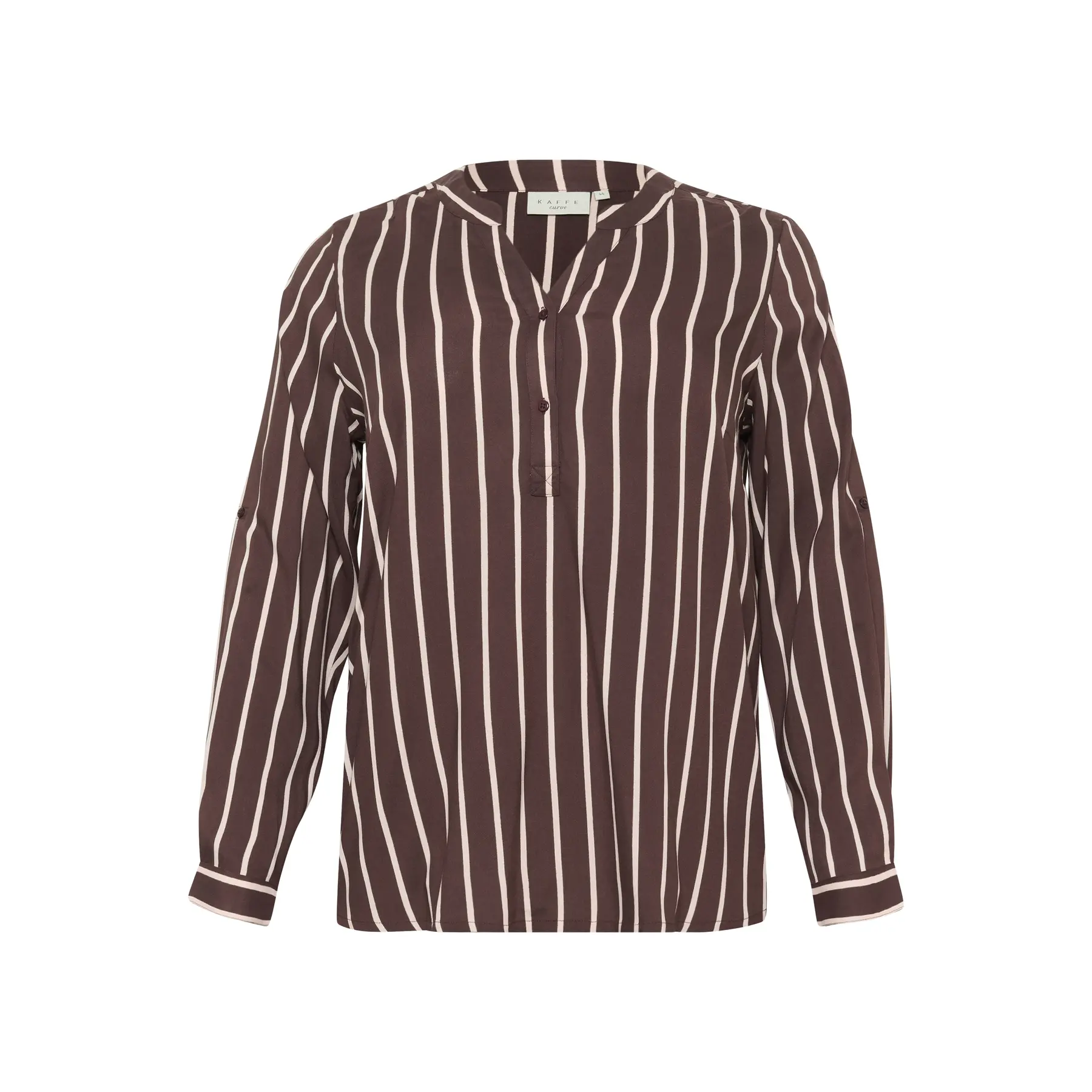 Langärmelige Bluse, Damen KAFFE Curve Sida