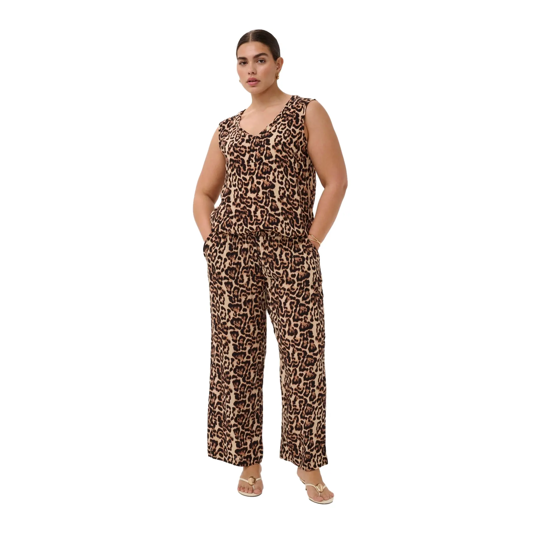 Women's T-shirt KAFFE Curve Vilana
