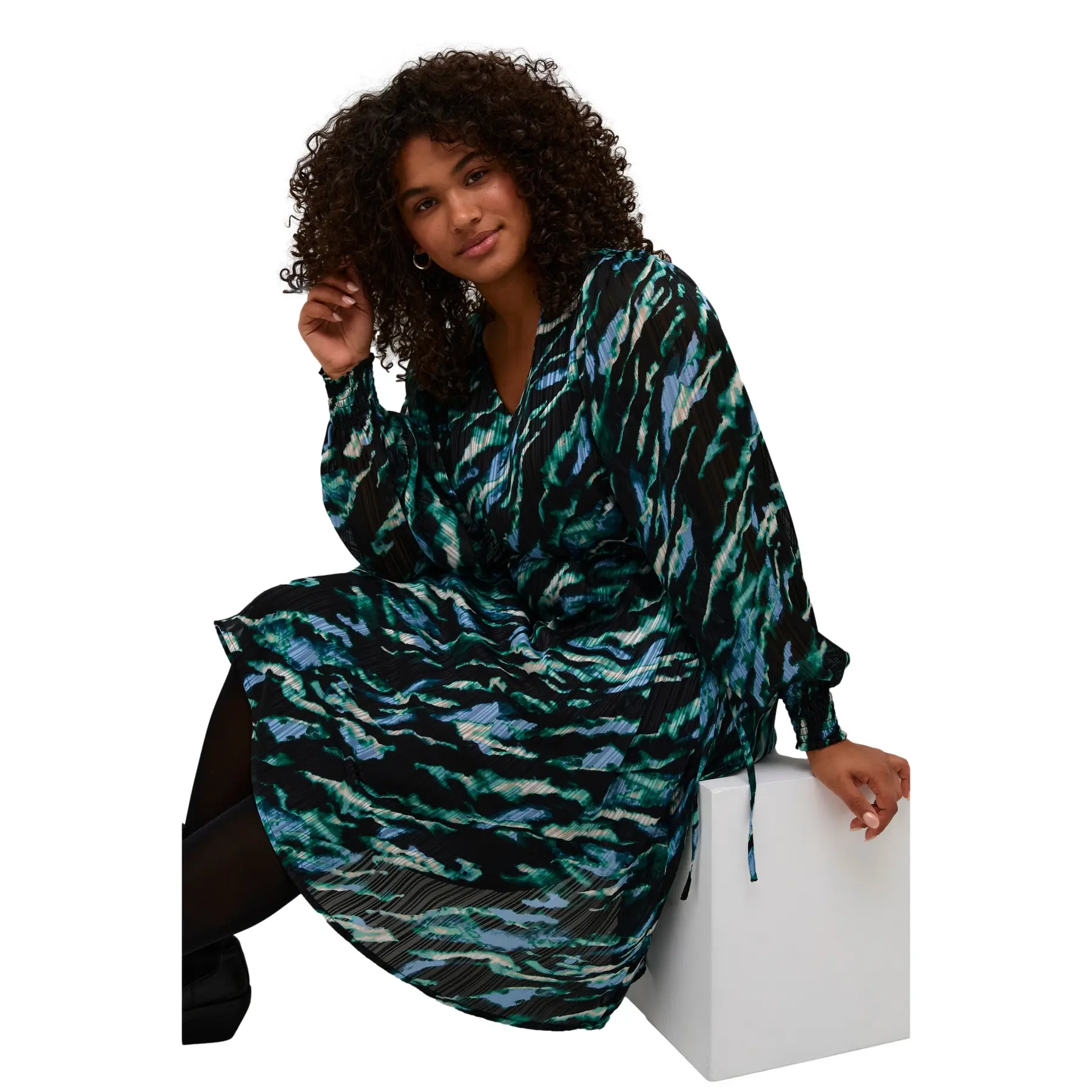 Kleid Damen Kaffe Curve KCLucky