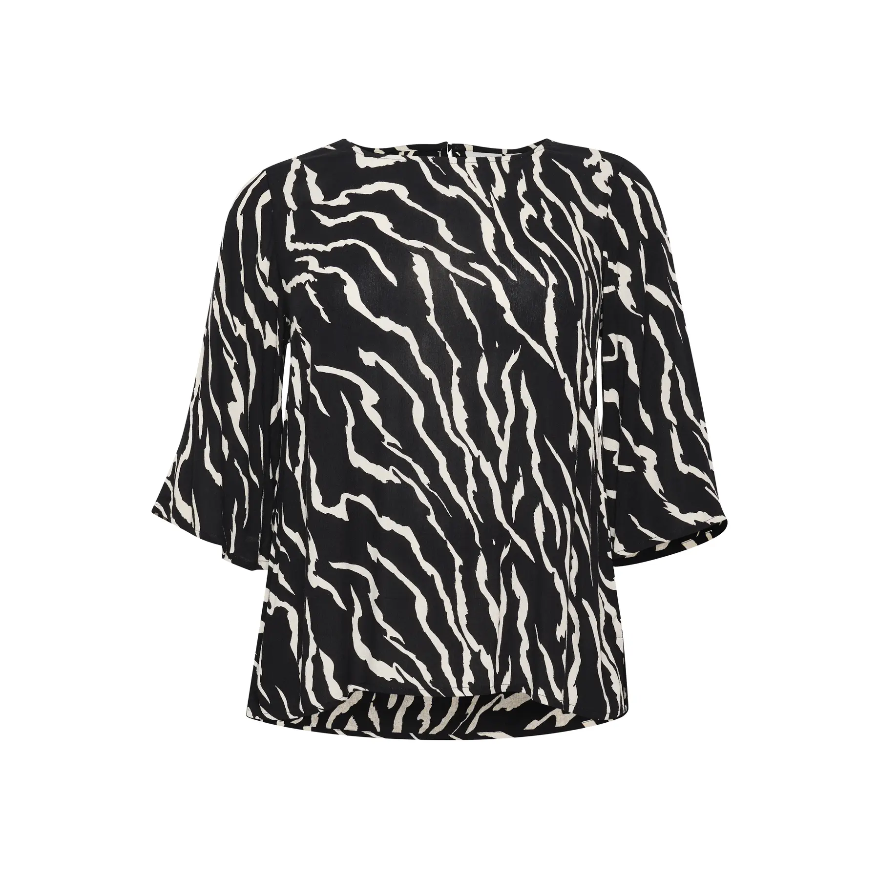 Image of Bluse 3/4 Damen KAFFE Curve Ami
