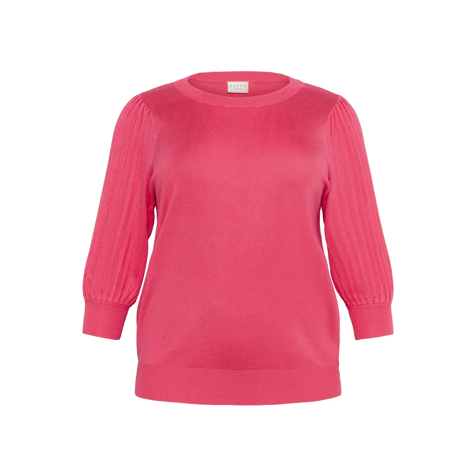 Pullover mit 3/4-Ärmeln, Damen KAFFE Curve Loni
