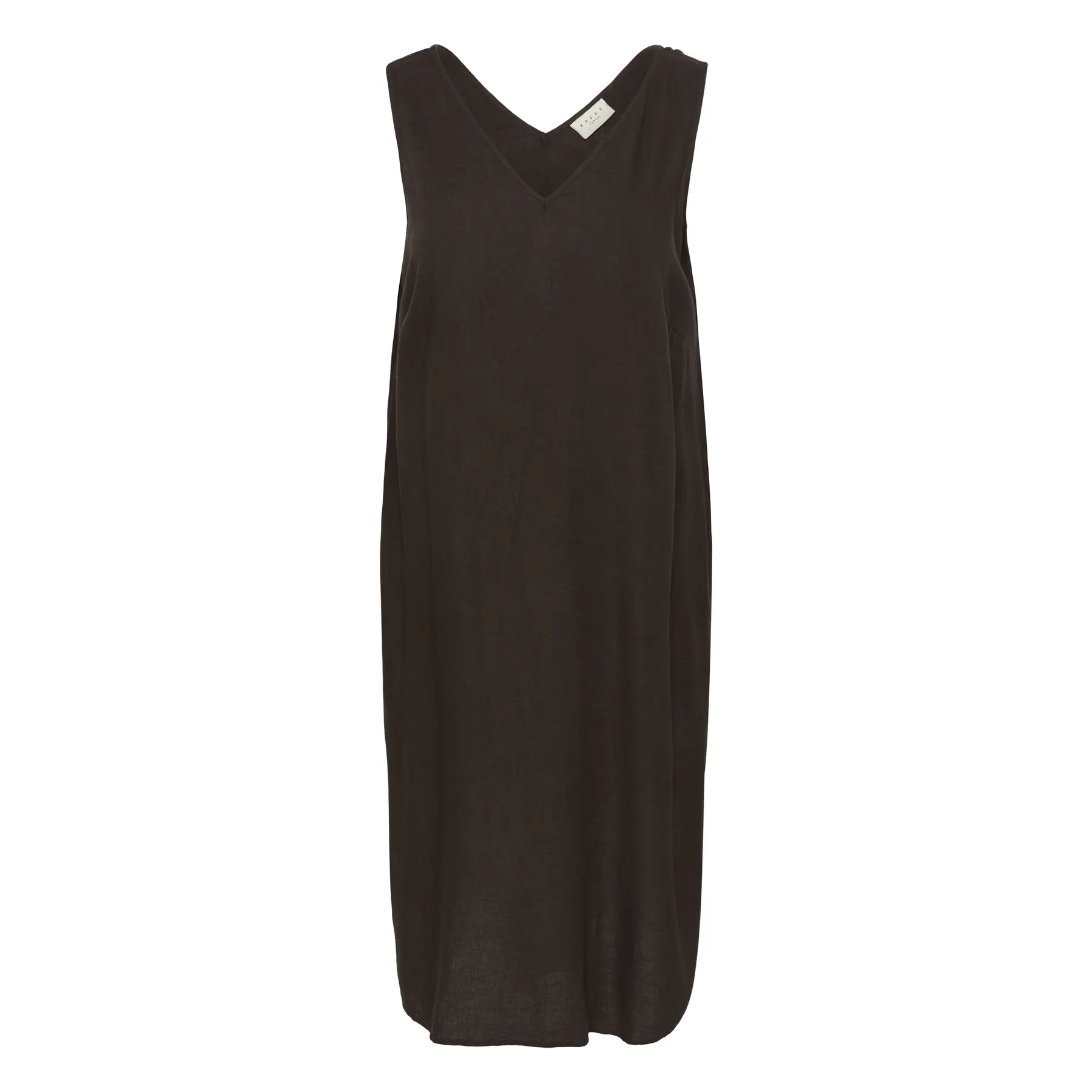 Image of Ärmelloses Kleid, Damen KAFFE Curve Mille