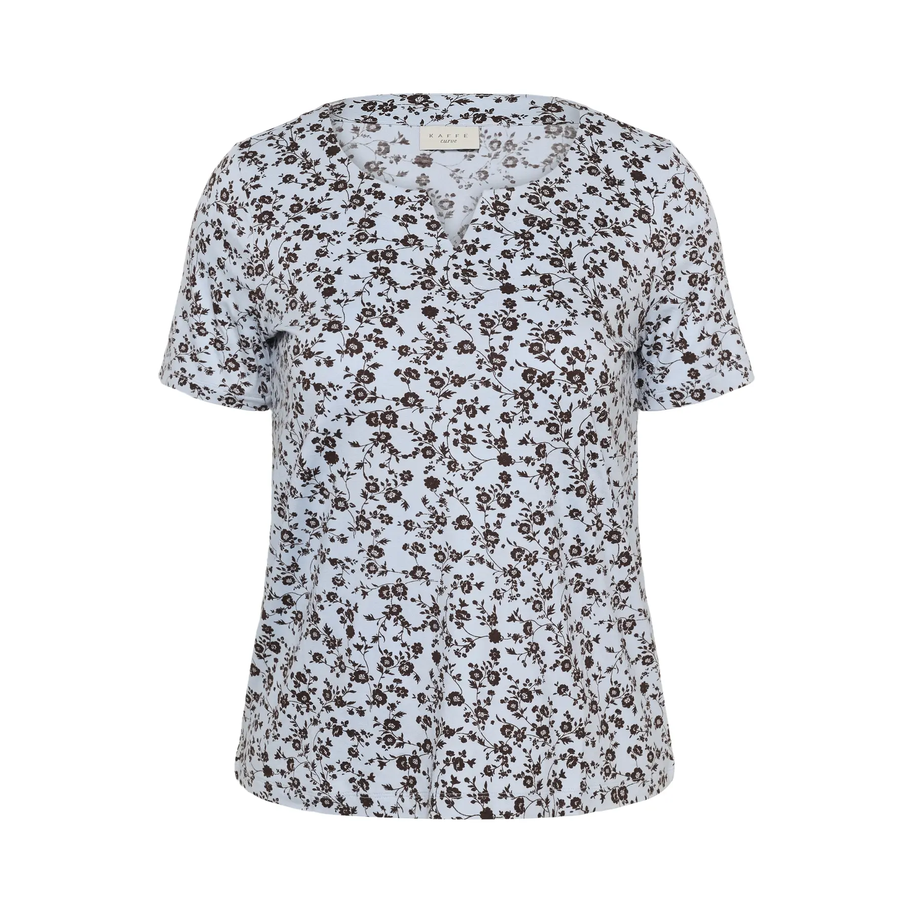 Image of Damen T-Shirt KAFFE Curve Mella