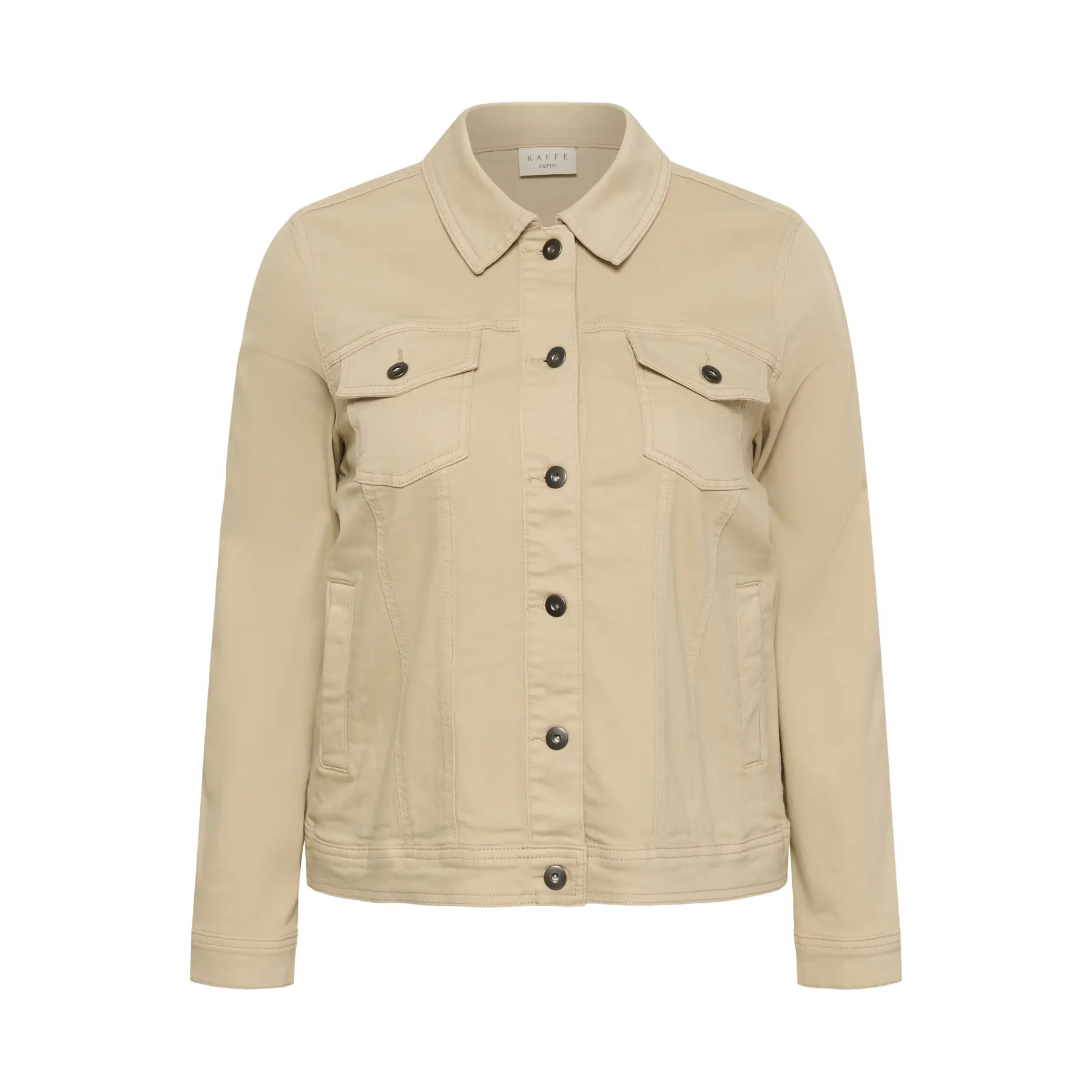 Women's denim jacket KAFFE Curve Zena