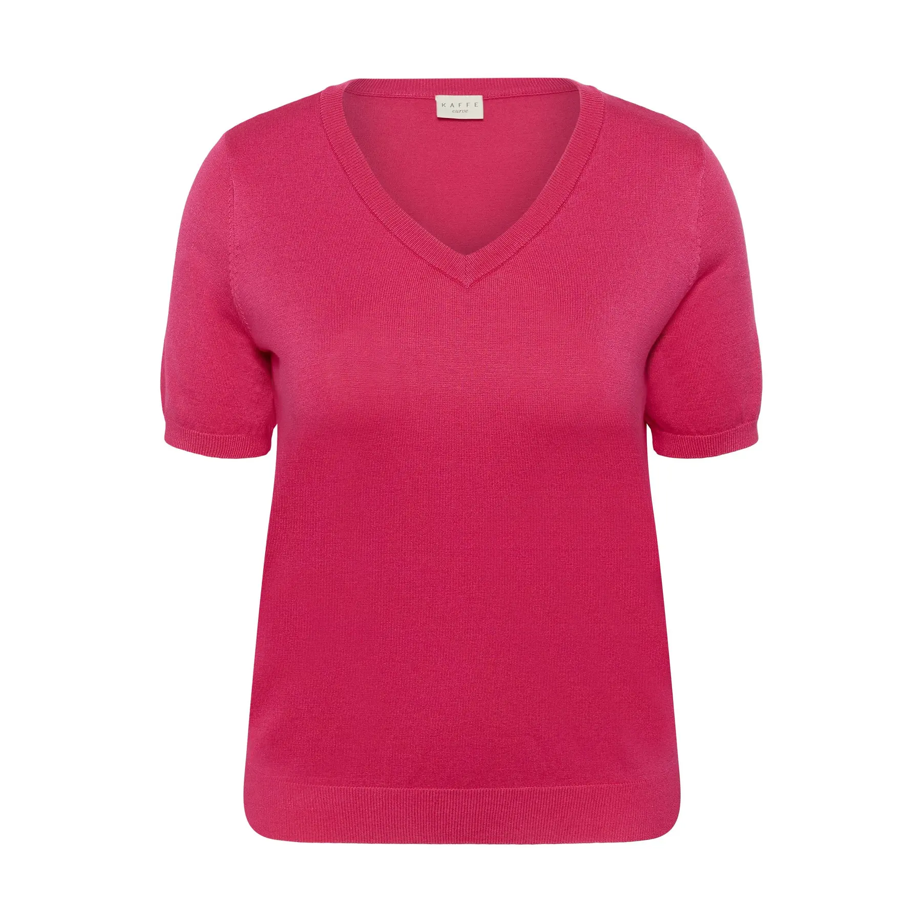 Image of Damen V-Ausschnitt Pulli KAFFE Curve Lizzy
