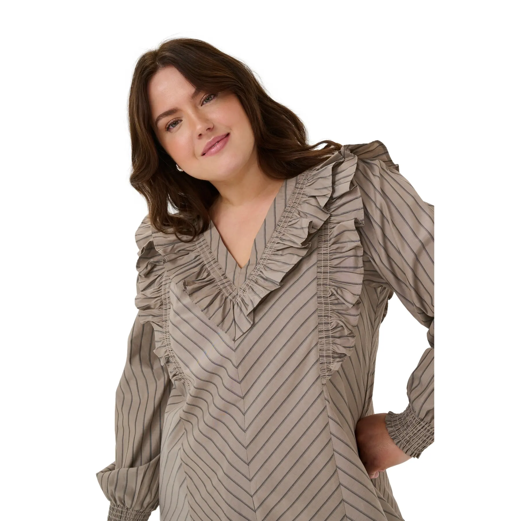 Kaffe Curve Women's Marron Blouse Jerria