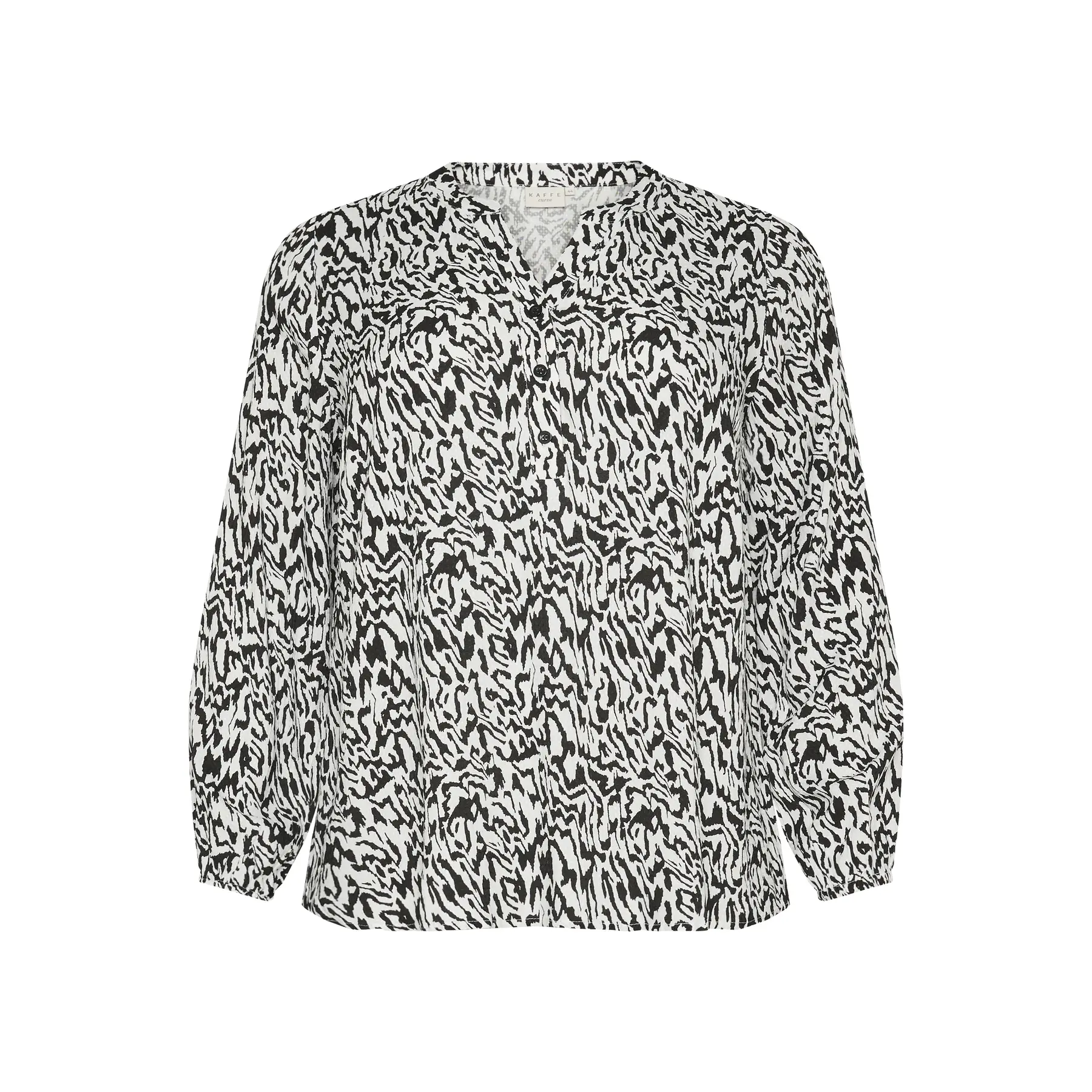 Long sleeve blouse for women KAFFE Curve Mahlena