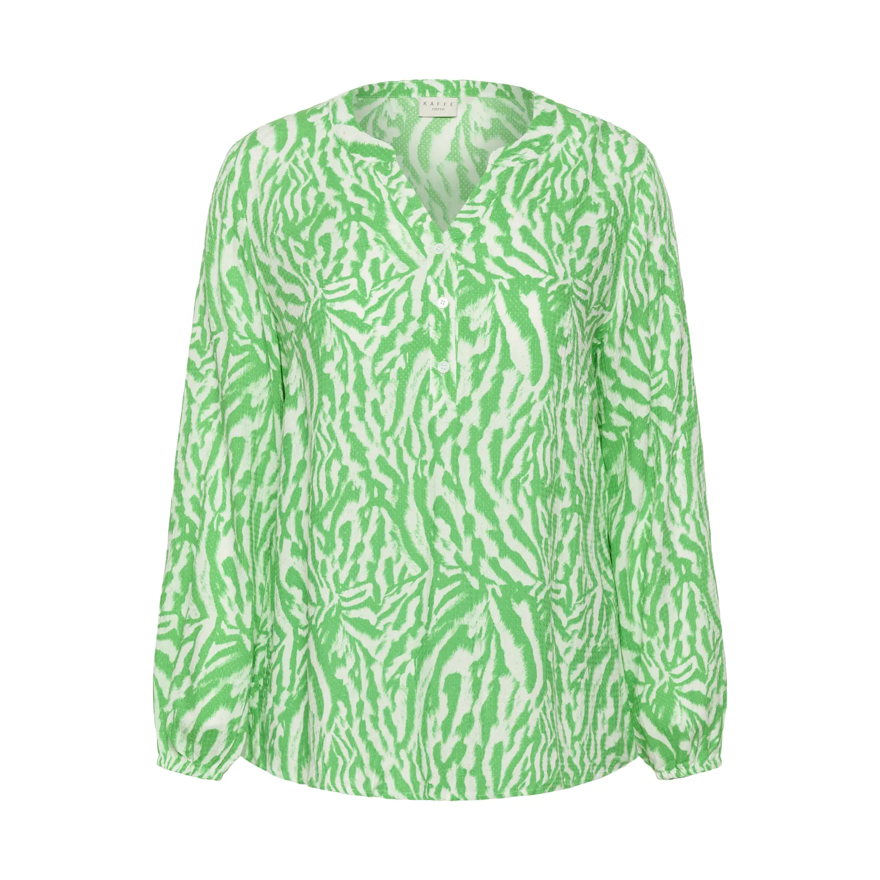 Langärmelige Bluse, Damen KAFFE Curve Mahlena