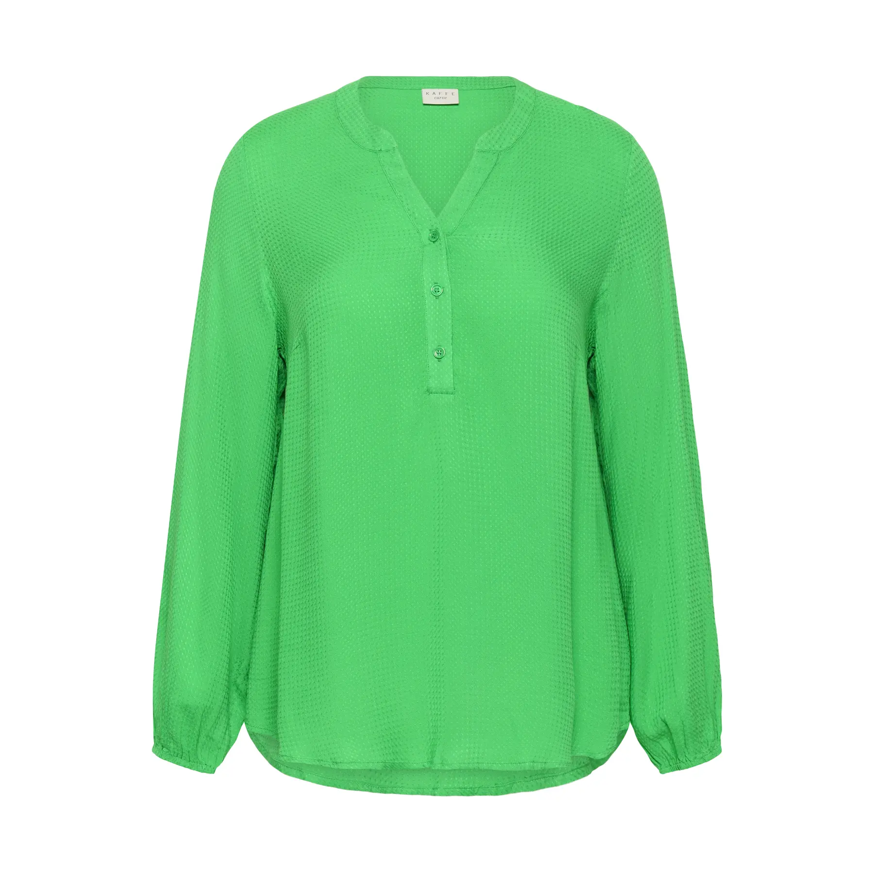 Langärmelige Bluse, Damen KAFFE Curve Mahlena