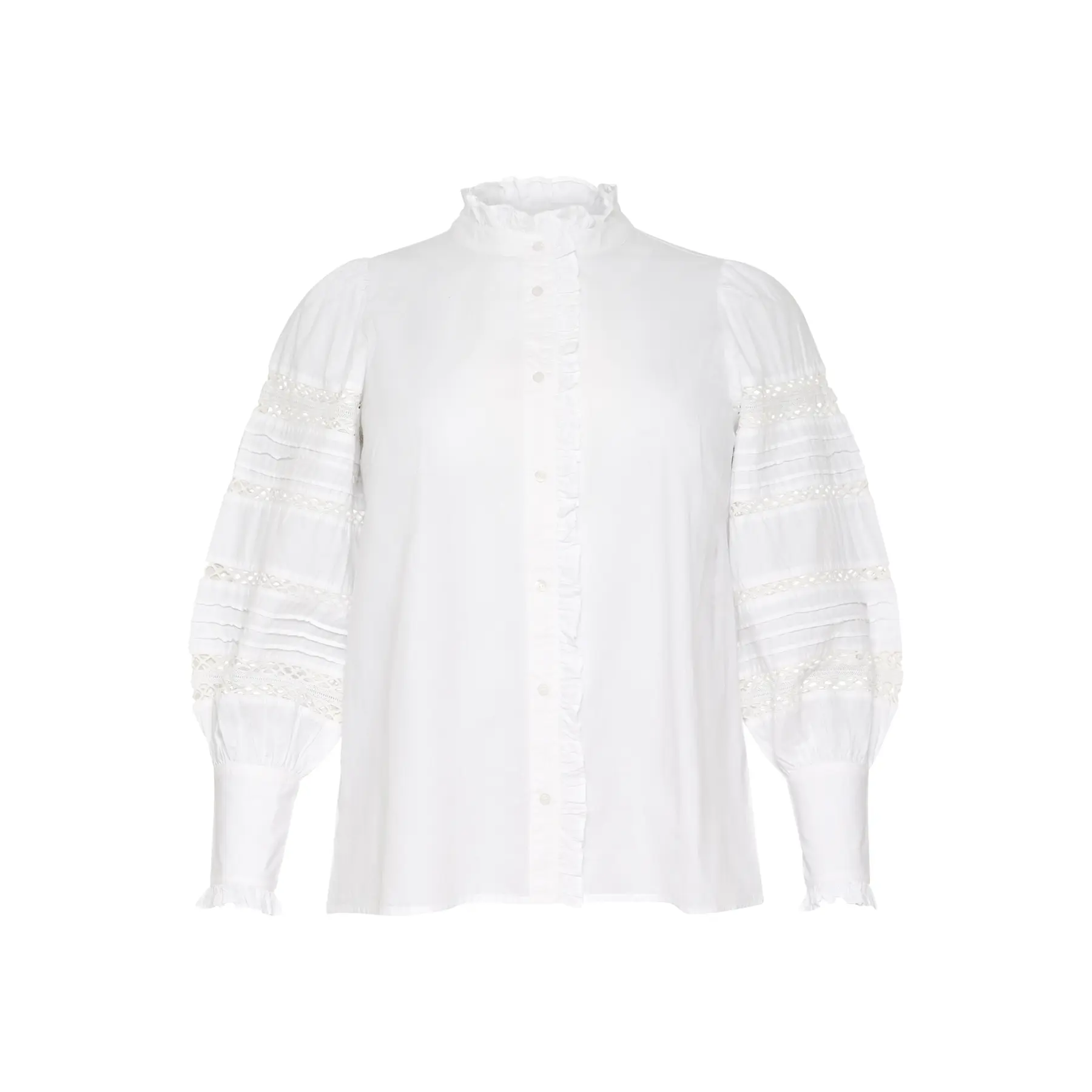 Image of Langarm-Bluse Damen KAFFE Curve KCWilla