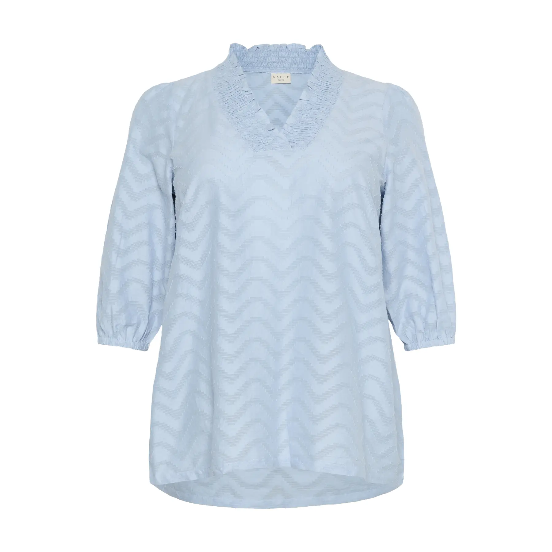 Long sleeve blouse for women KAFFE Curve Vitana
