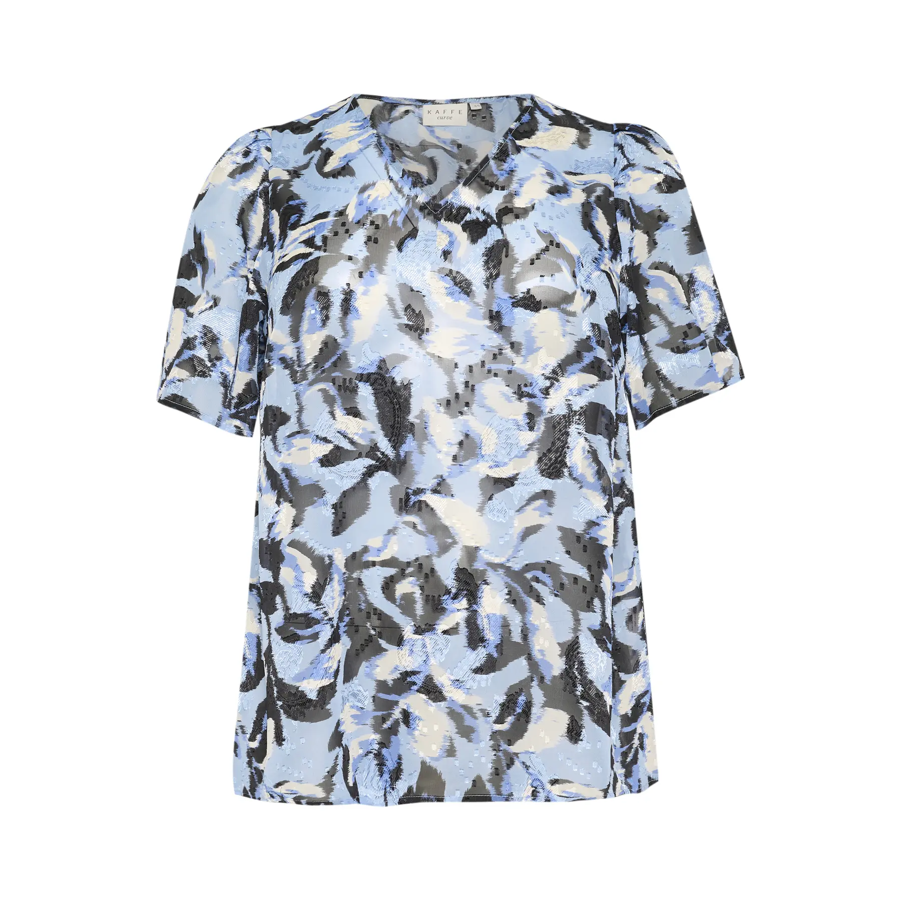 Damenbluse KAFFE Curve Elona