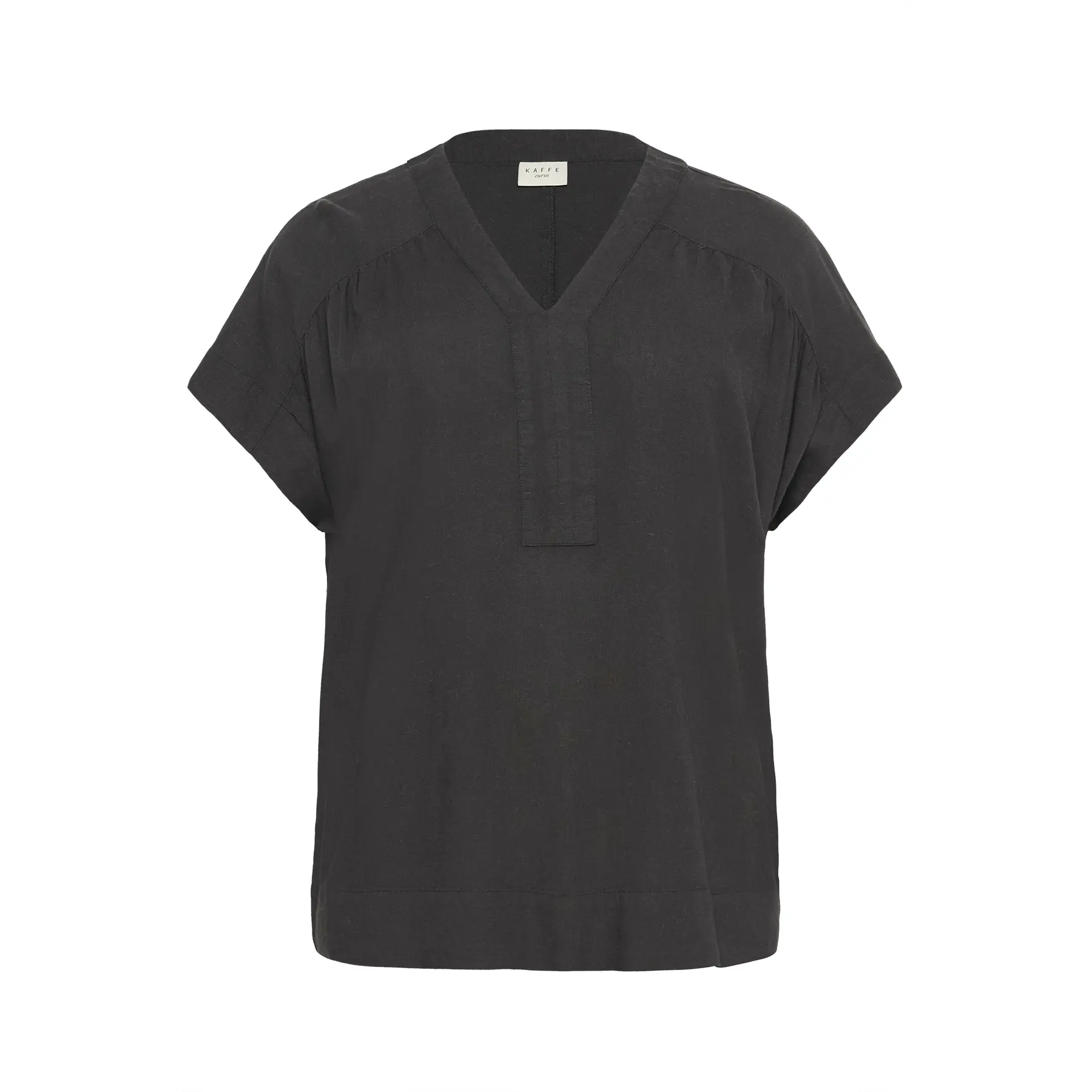 Image of Langärmelige Bluse, Damen KAFFE Curve Mille Wing