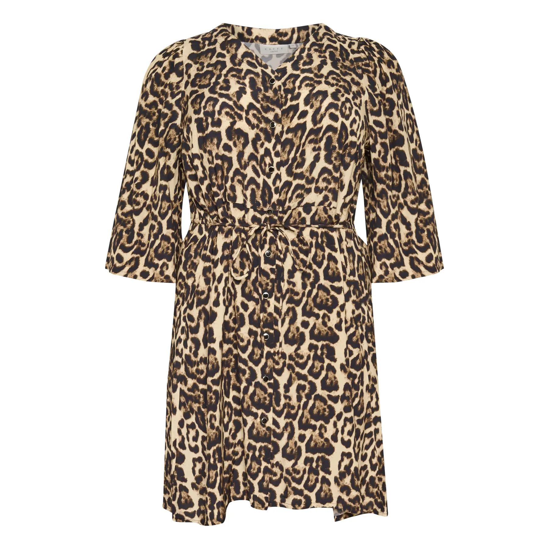 Image of Kurzes Kleid, Damen KAFFE Curve Perla