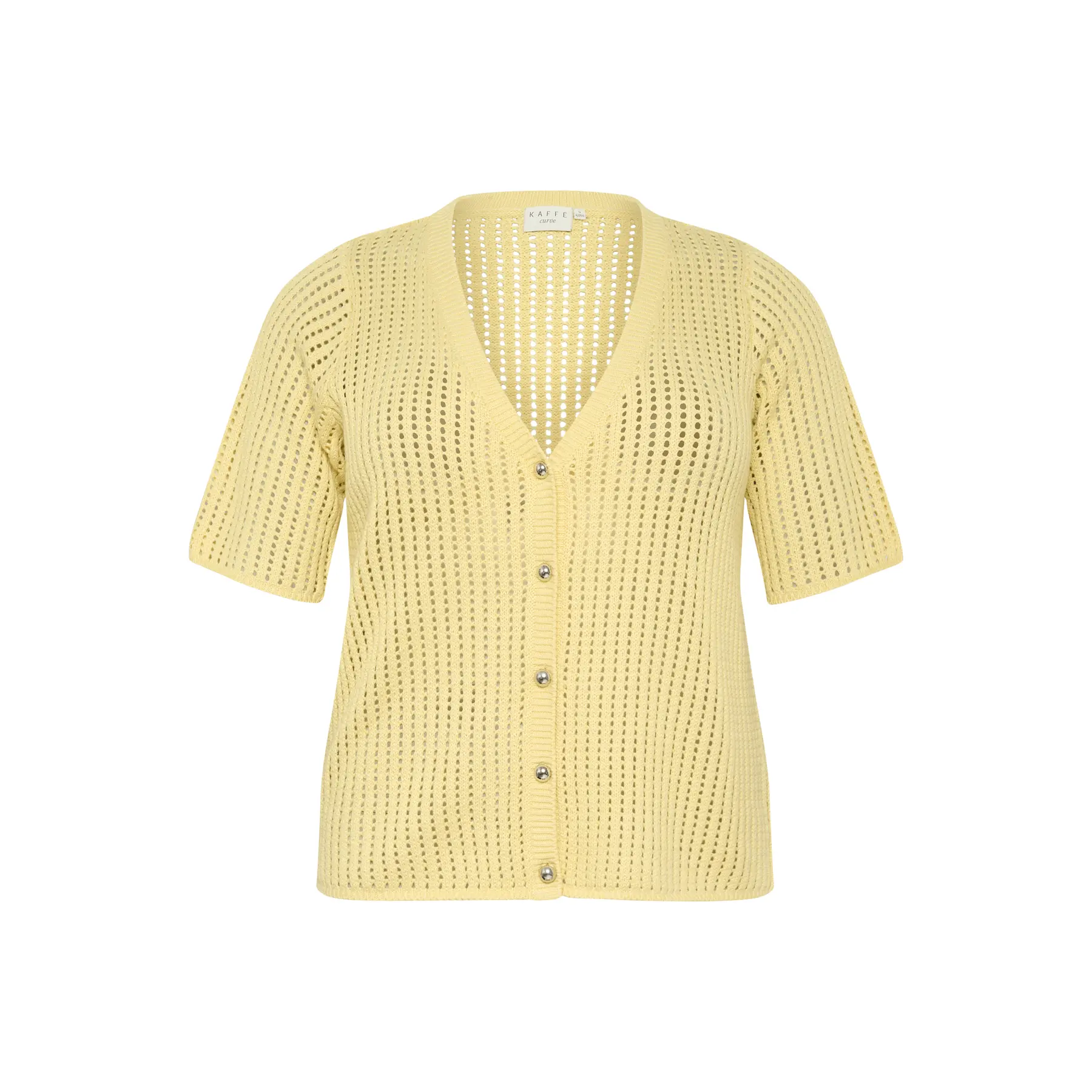 Kaffe Curve Women's Jaune Cardigan Solara