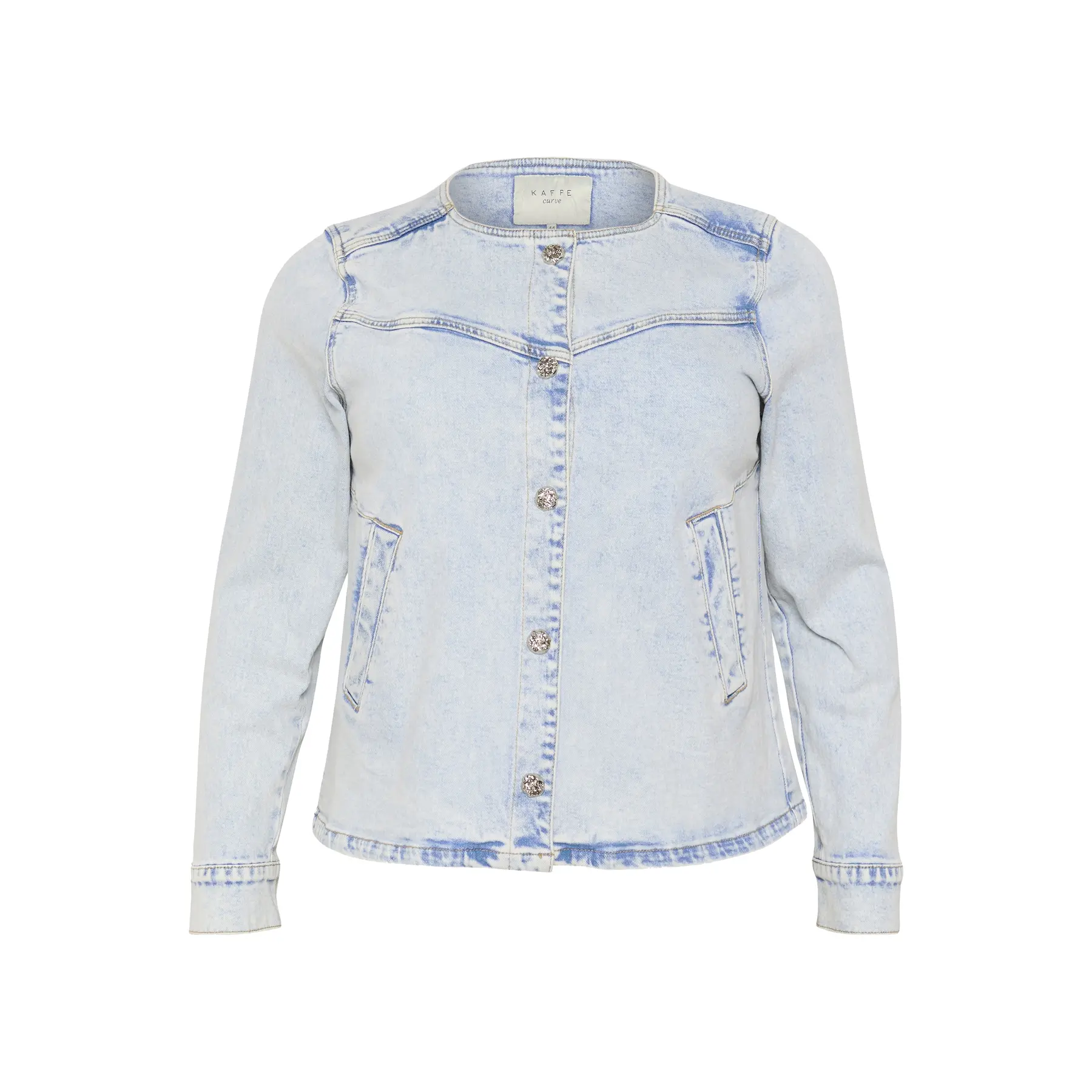 Women's denim jacket KAFFE Curve Maia