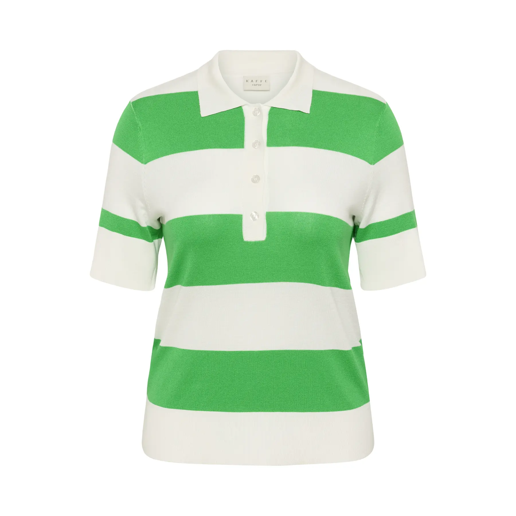 Image of Polo-Shirt Damen KAFFE Curve Lizzy
