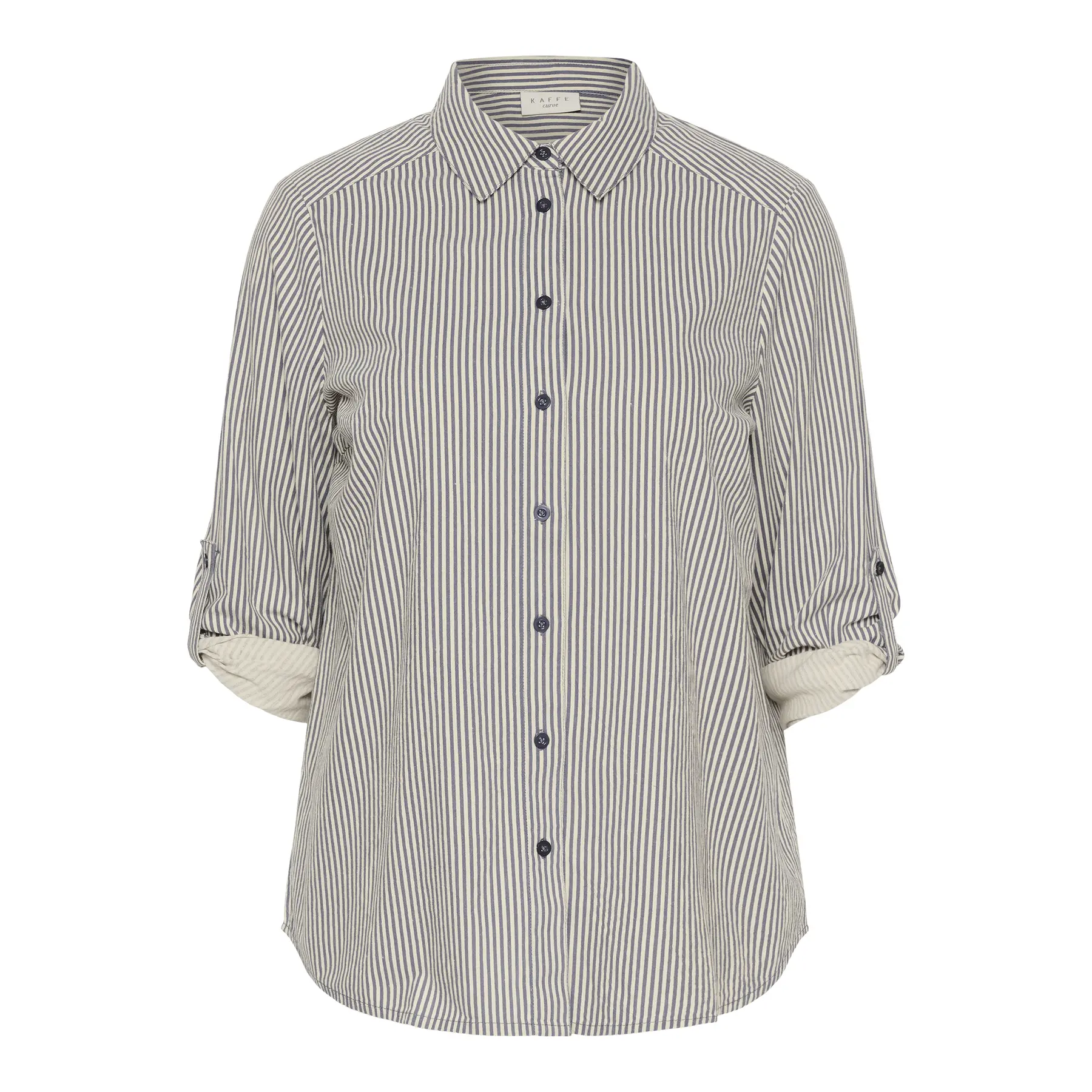 Image of Damenhemd KAFFE Curve Nana Striped