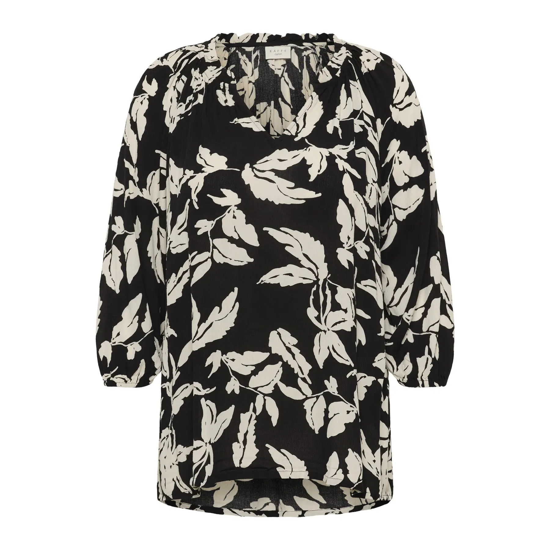 Long sleeve blouse for women KAFFE Curve Trine