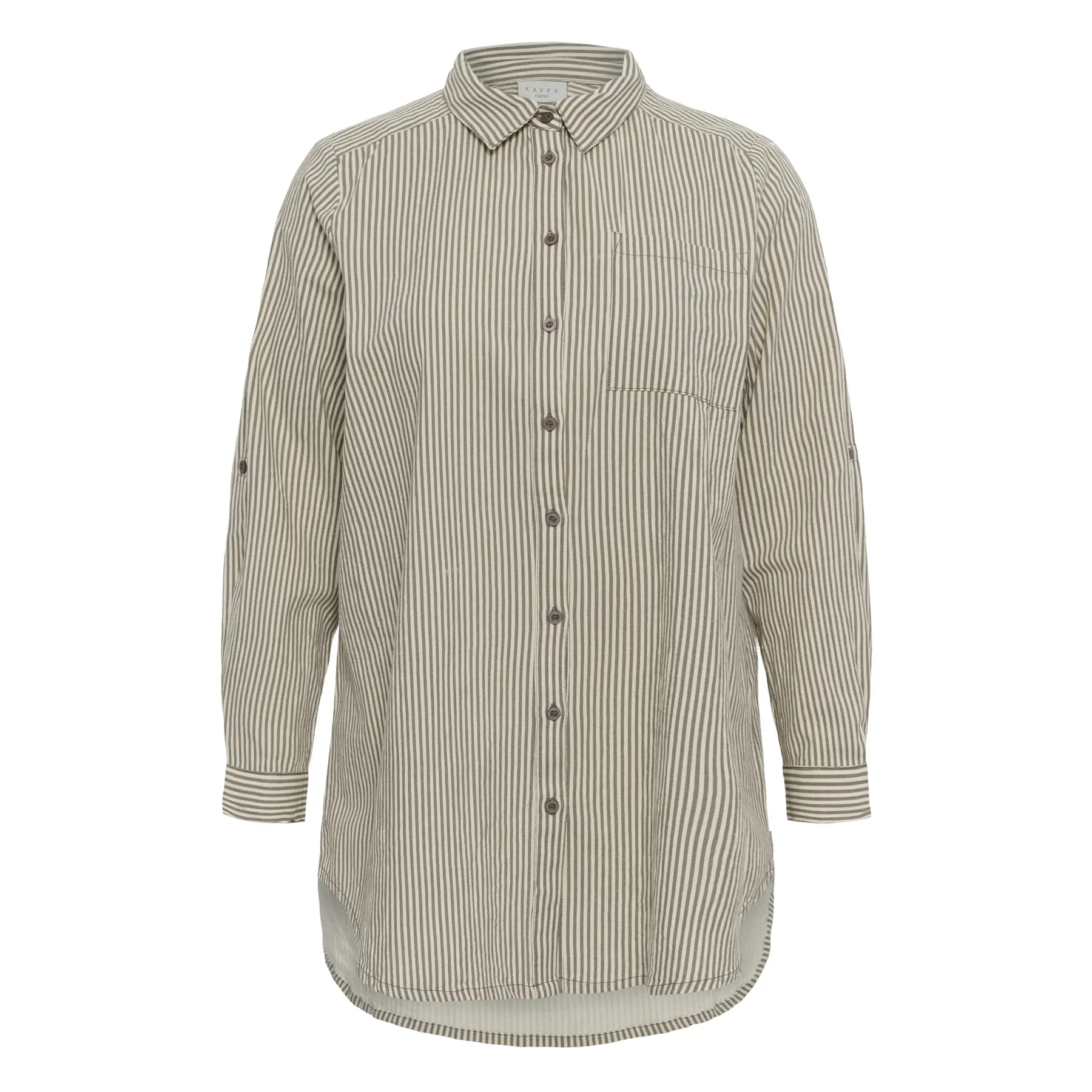 Image of Damentunika KAFFE Curve Nana Striped