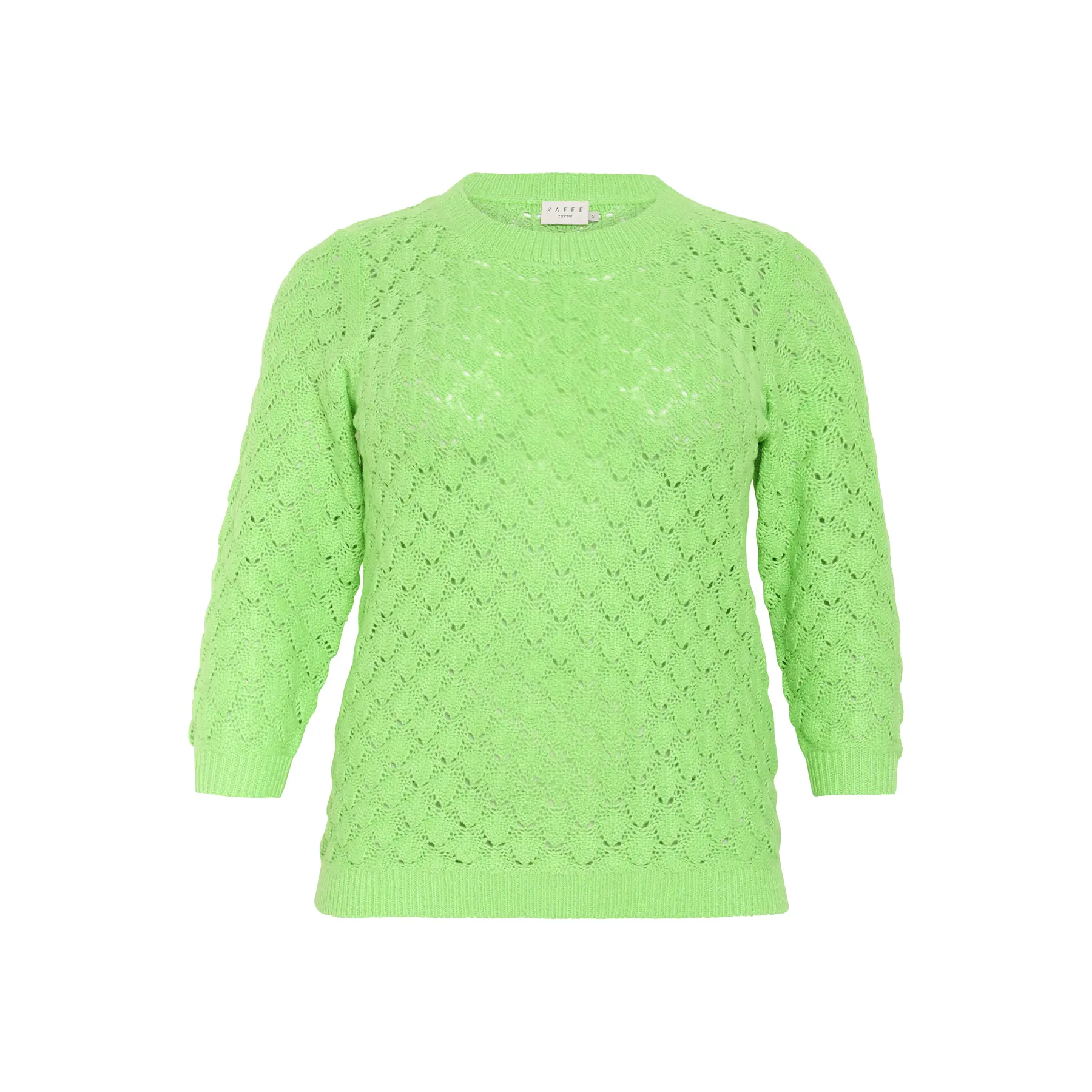 Image of Pullover mit 3/4-Ärmeln, Damen KAFFE Curve Mani