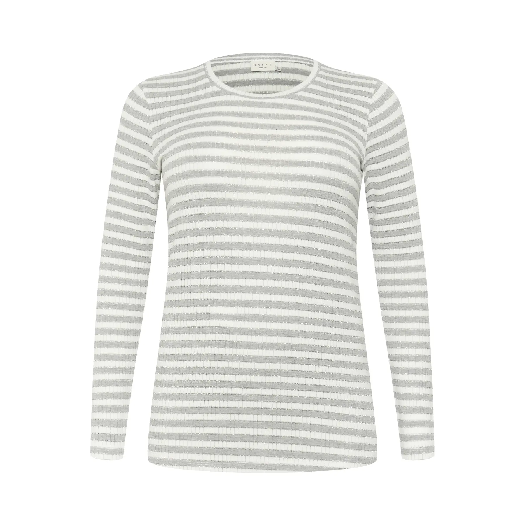 Image of Langarmshirt KAFFE Curve Henna