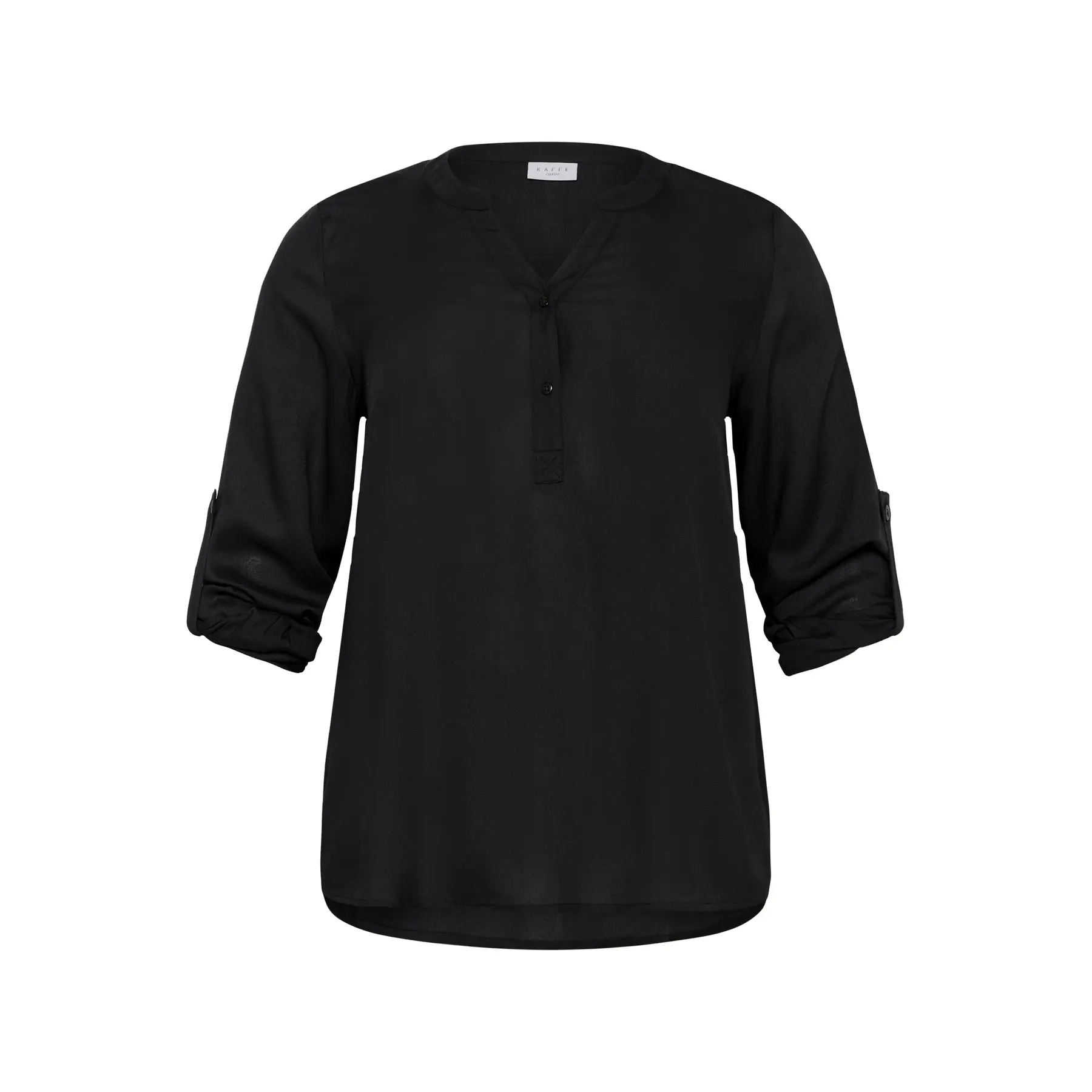 Langärmelige Bluse, Damen KAFFE Curve Sida