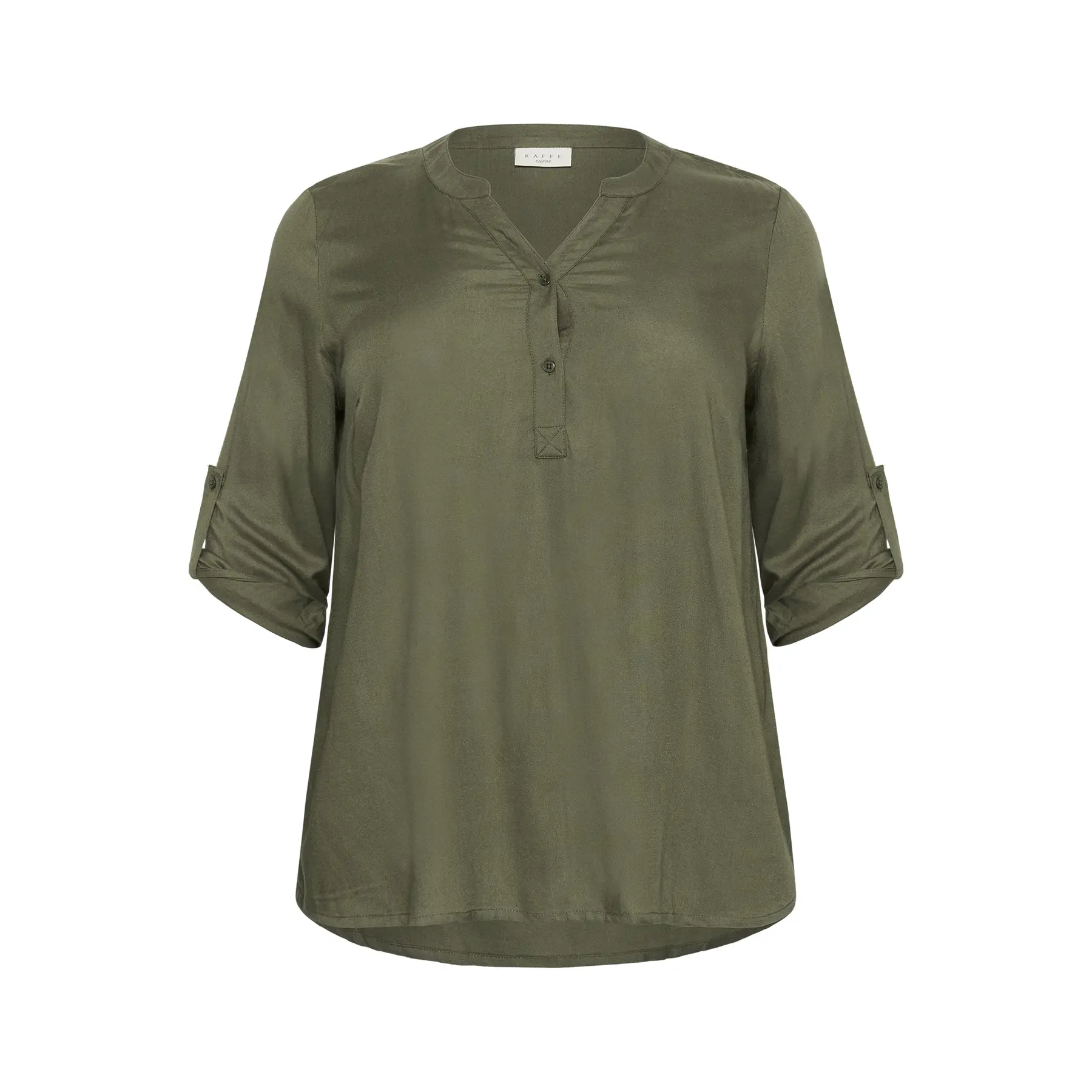 Langärmelige Bluse, Damen KAFFE Curve Sida