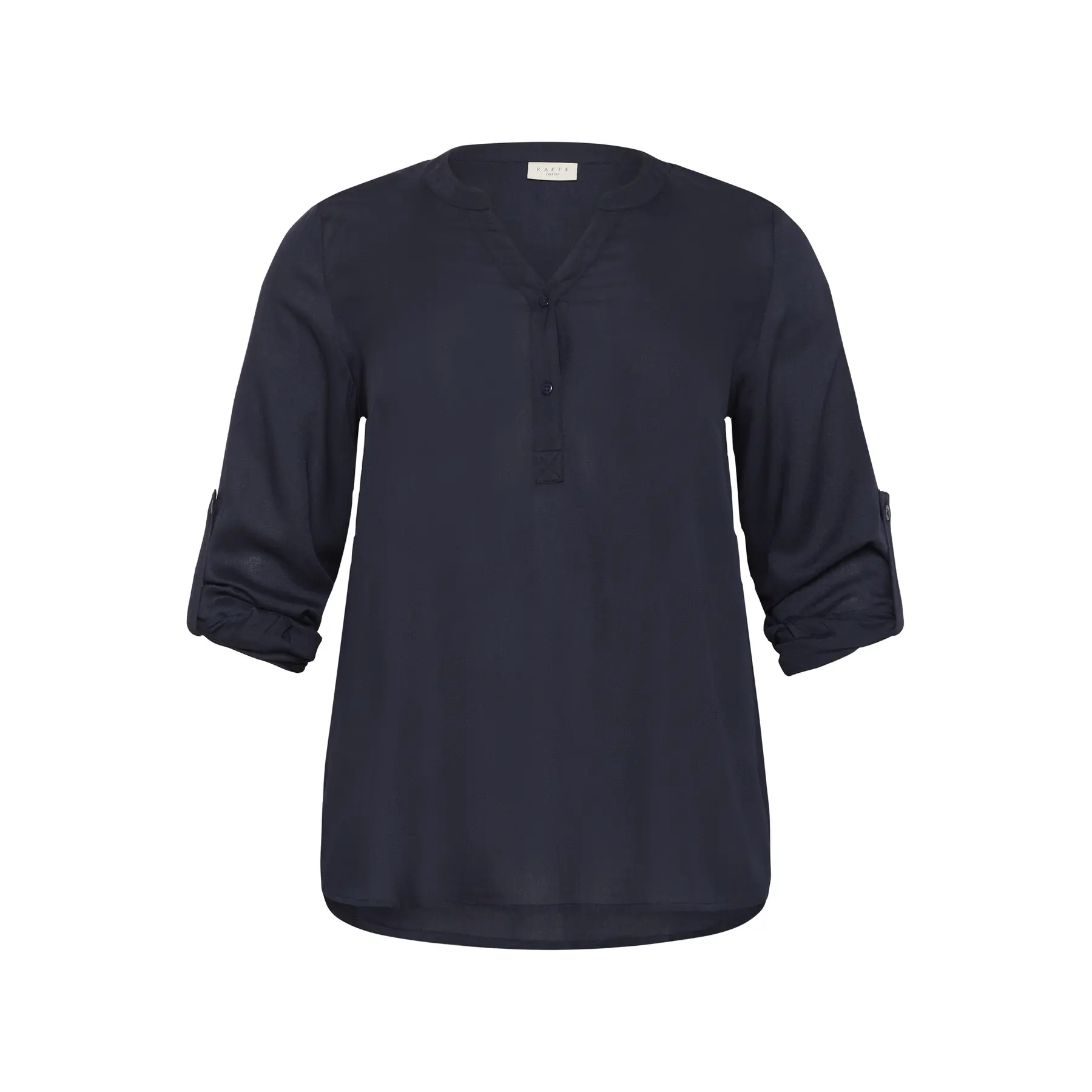 Image of Langärmelige Bluse, Damen KAFFE Curve Sida