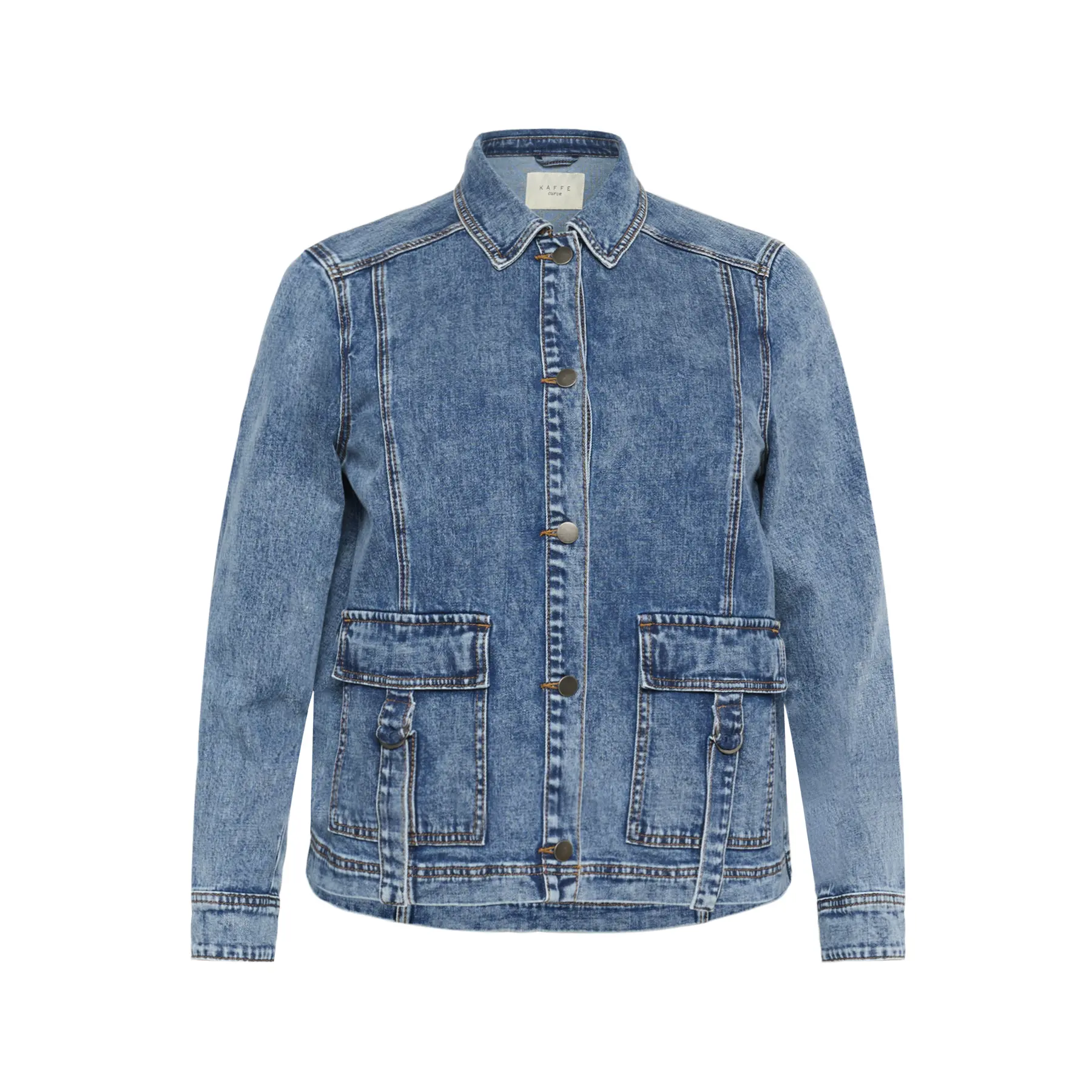 Image of Jeansjacke Damen KAFFE Curve Elona