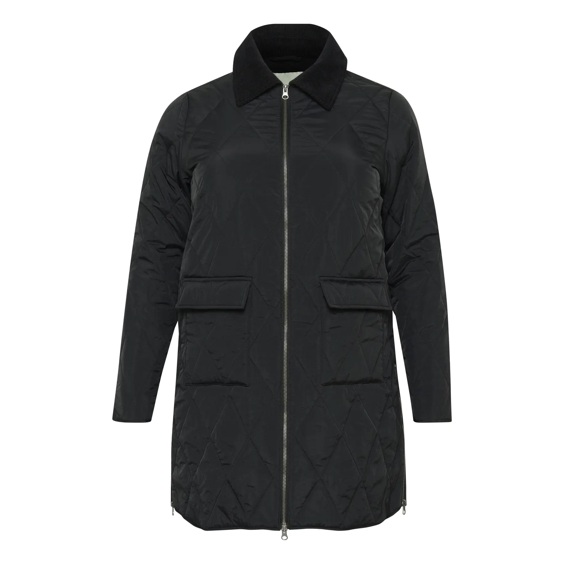 Women's long jacket KAFFE Curve KCNelli