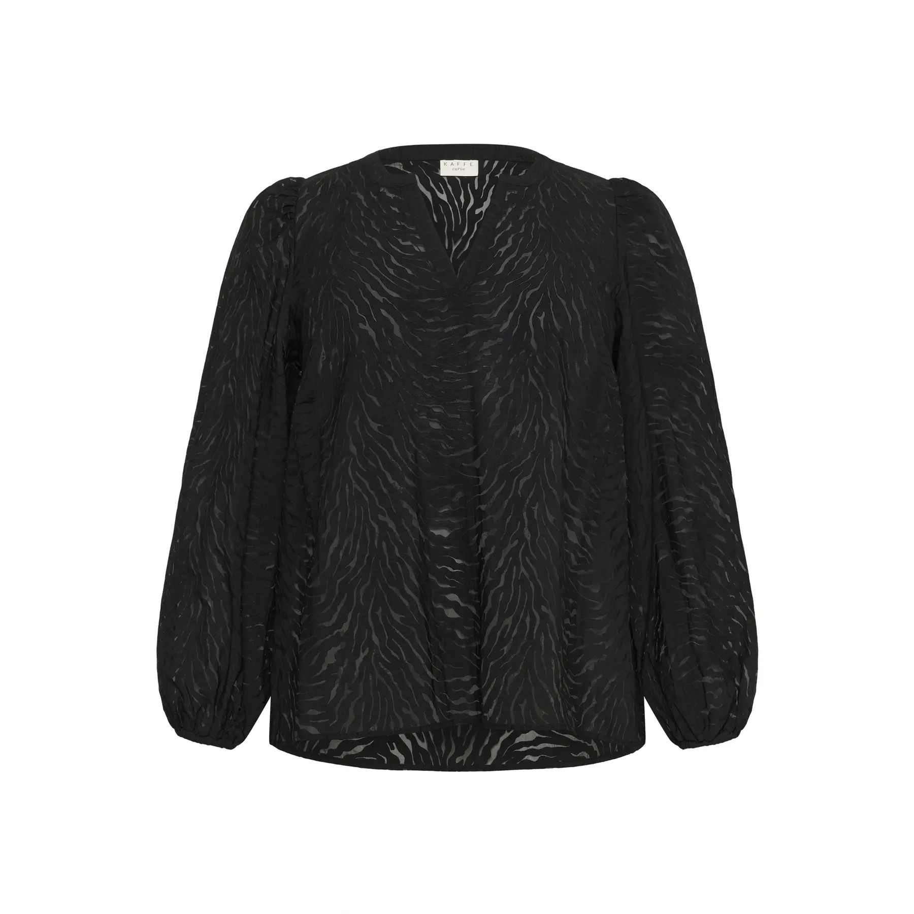 Image of Langärmelige Bluse, Damen KAFFE Curve Vianna