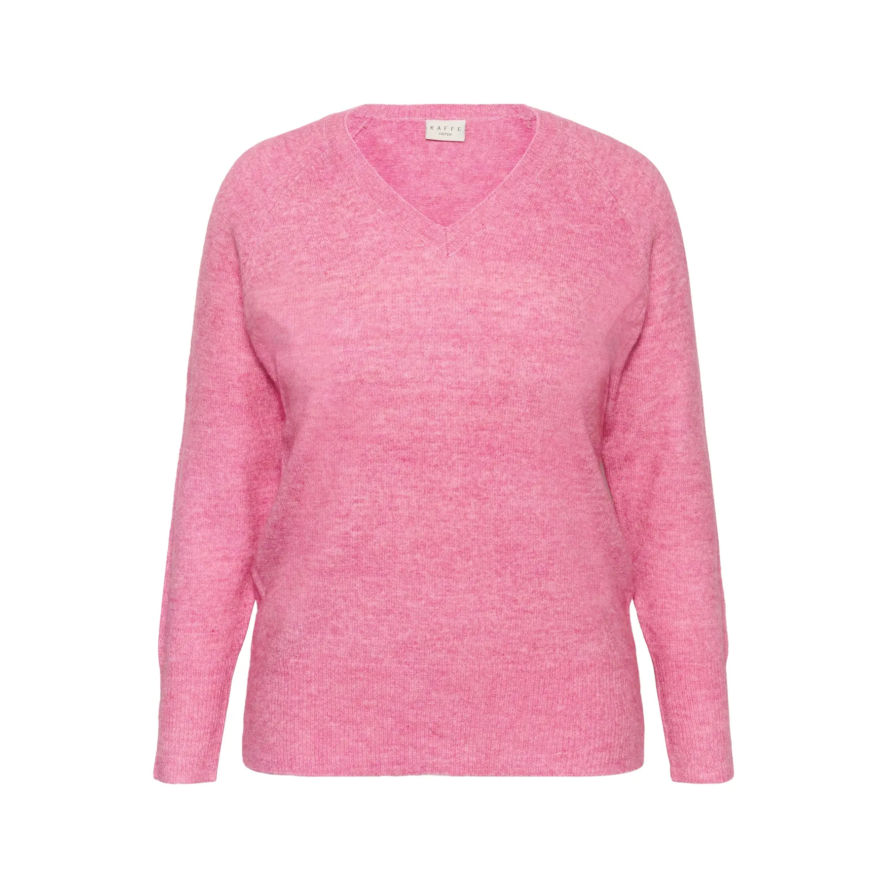 Image of Damen V-Ausschnitt Pulli KAFFE Curve Niela