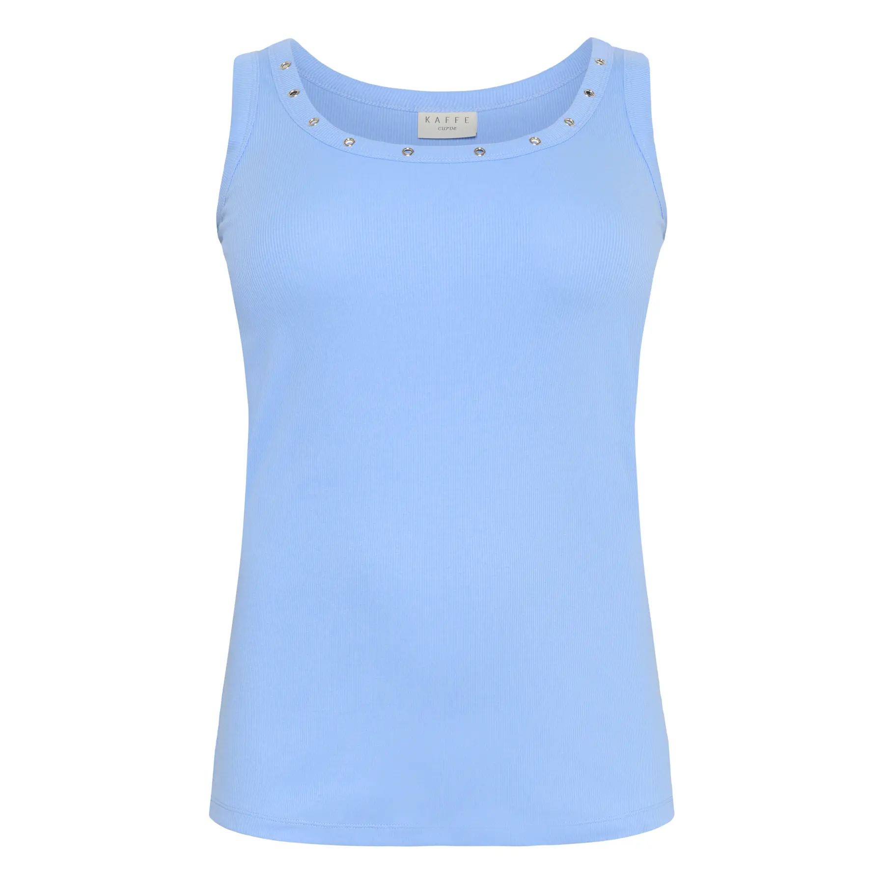 Women's tank top KAFFE Curve Carina Eyelets
