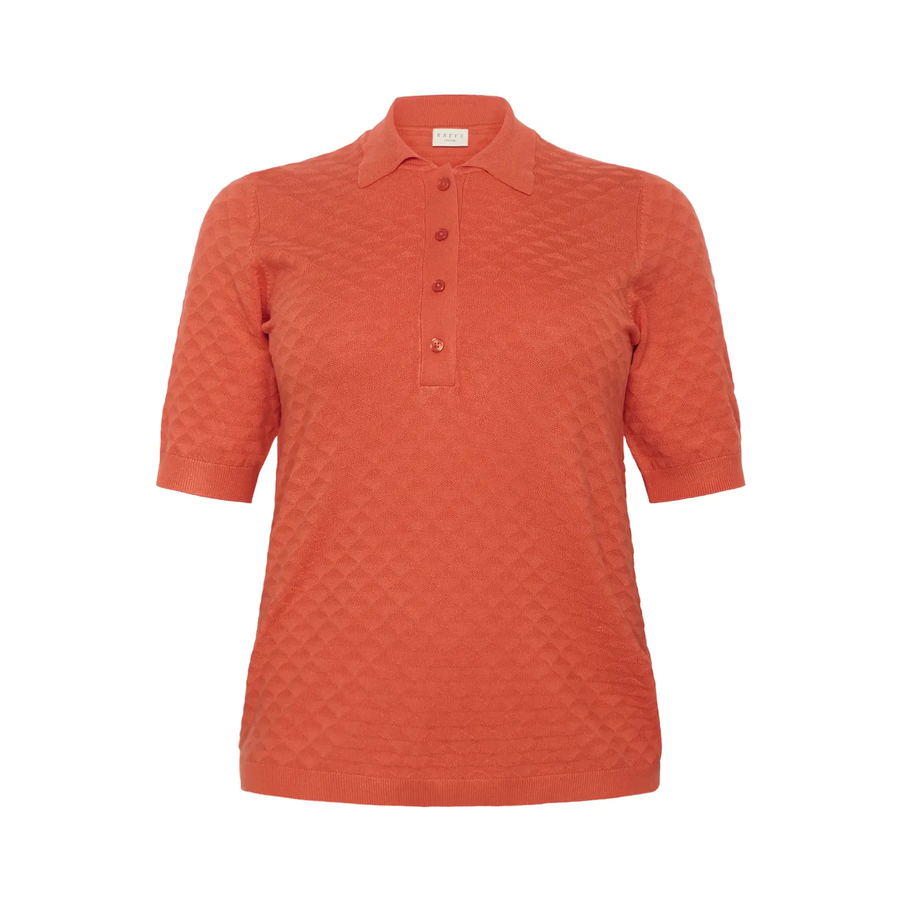 Polo-Shirt Damen KAFFE Curve Oliviana