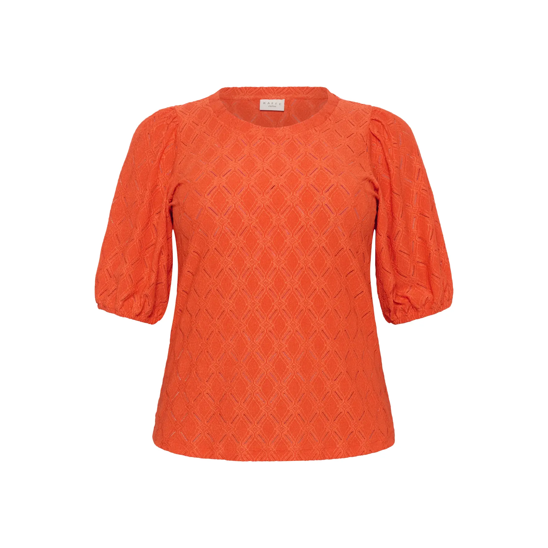 Kaffe Curve Women's Orange Blouse Tina