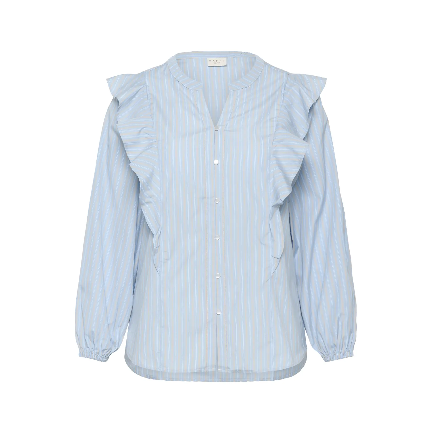 Damenbluse KAFFE Curve KCLenia Flounce