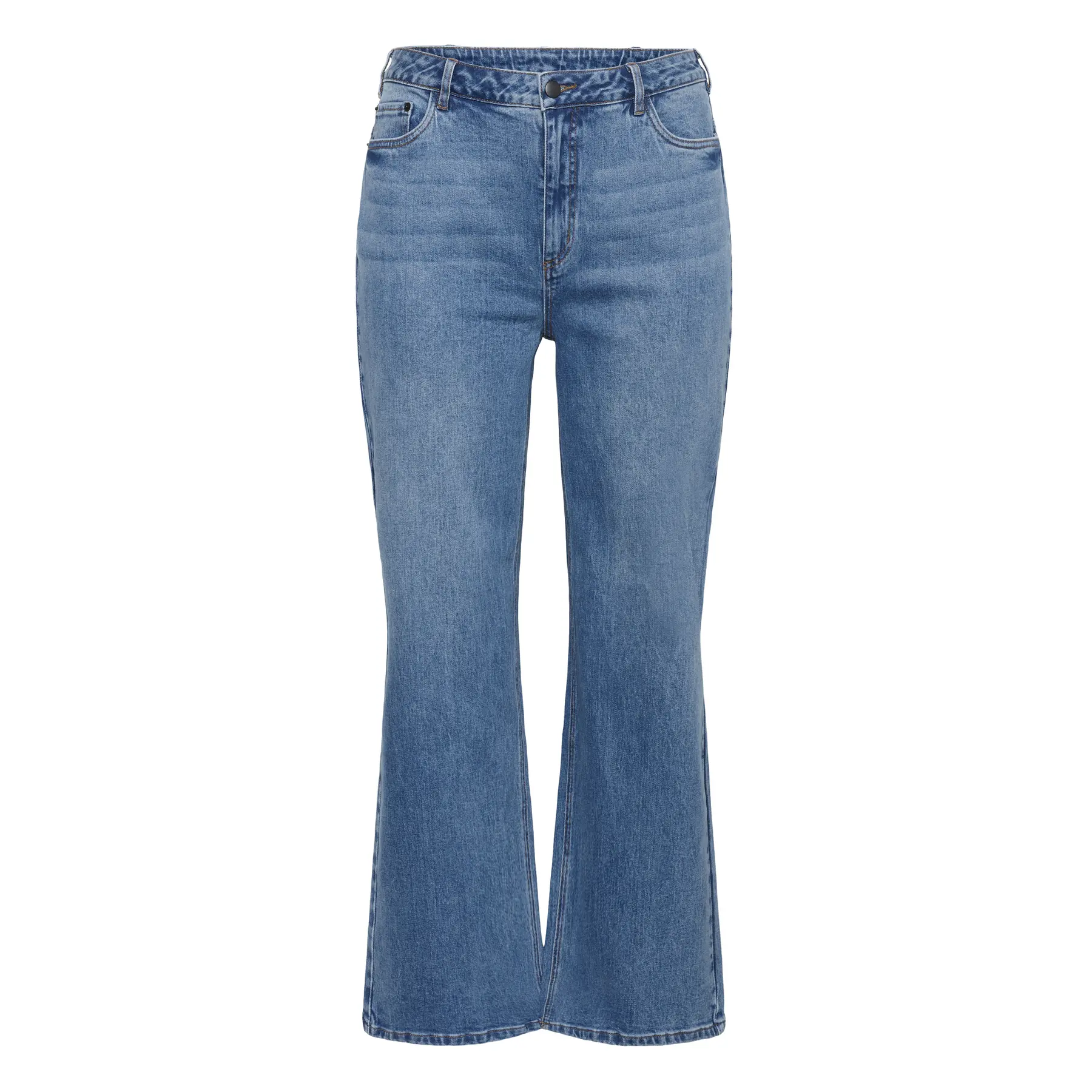 Women's wide leg jeans KAFFE Curve Leoana