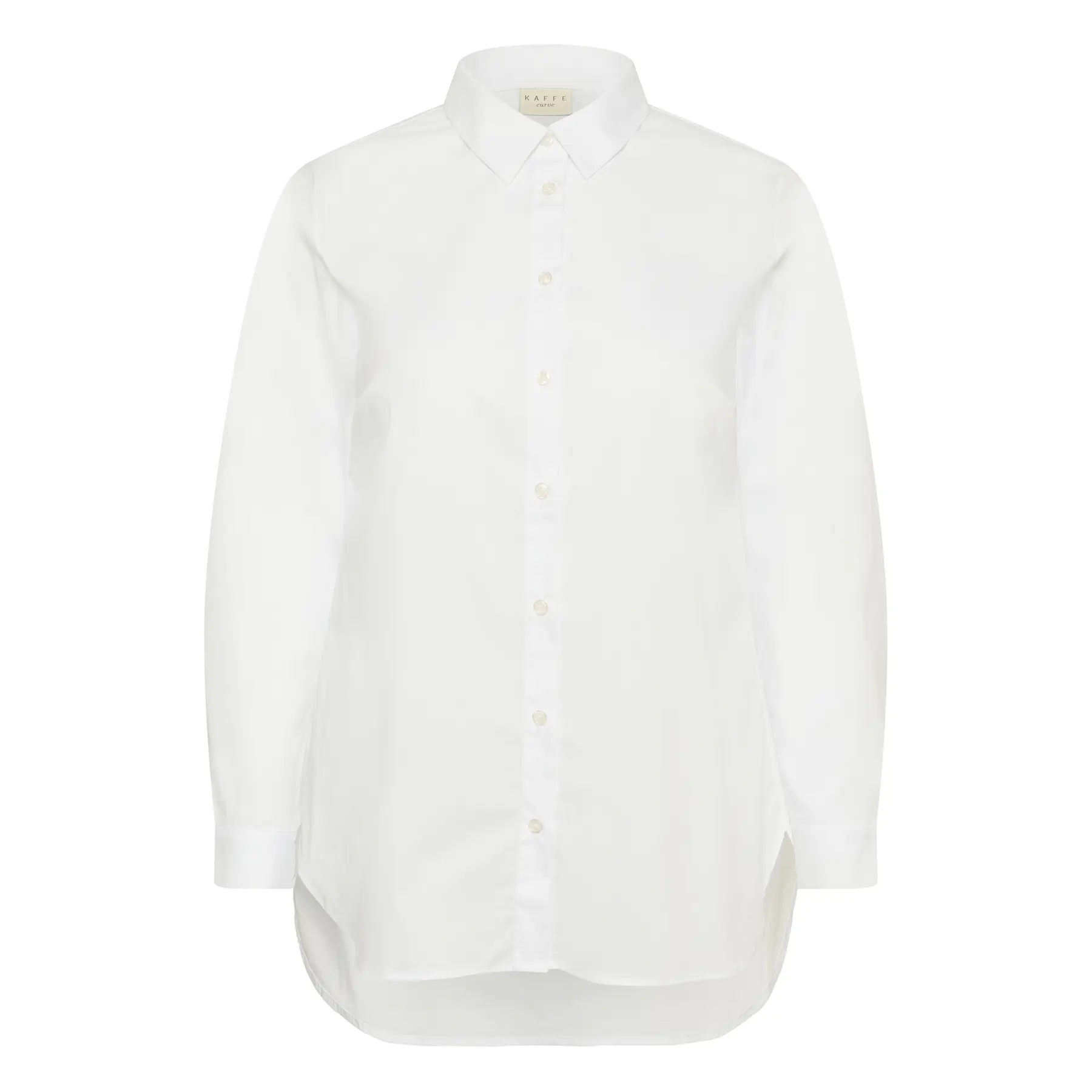 Image of Langarmshirt Damen KAFFE Curve Claina Long