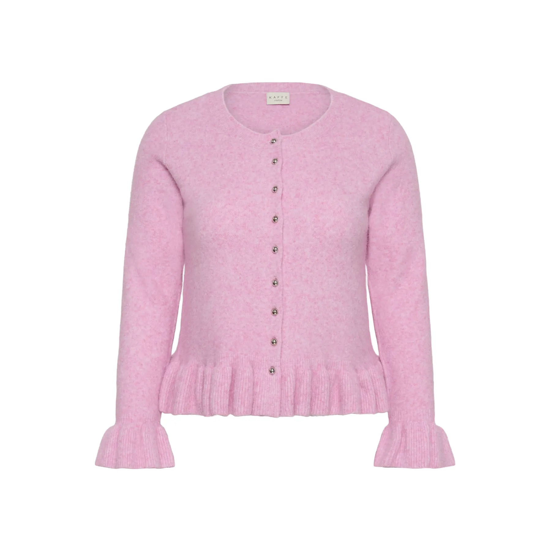 Image of Frauen Cardigan mit Volants KAFFE Curve KCEmmi
