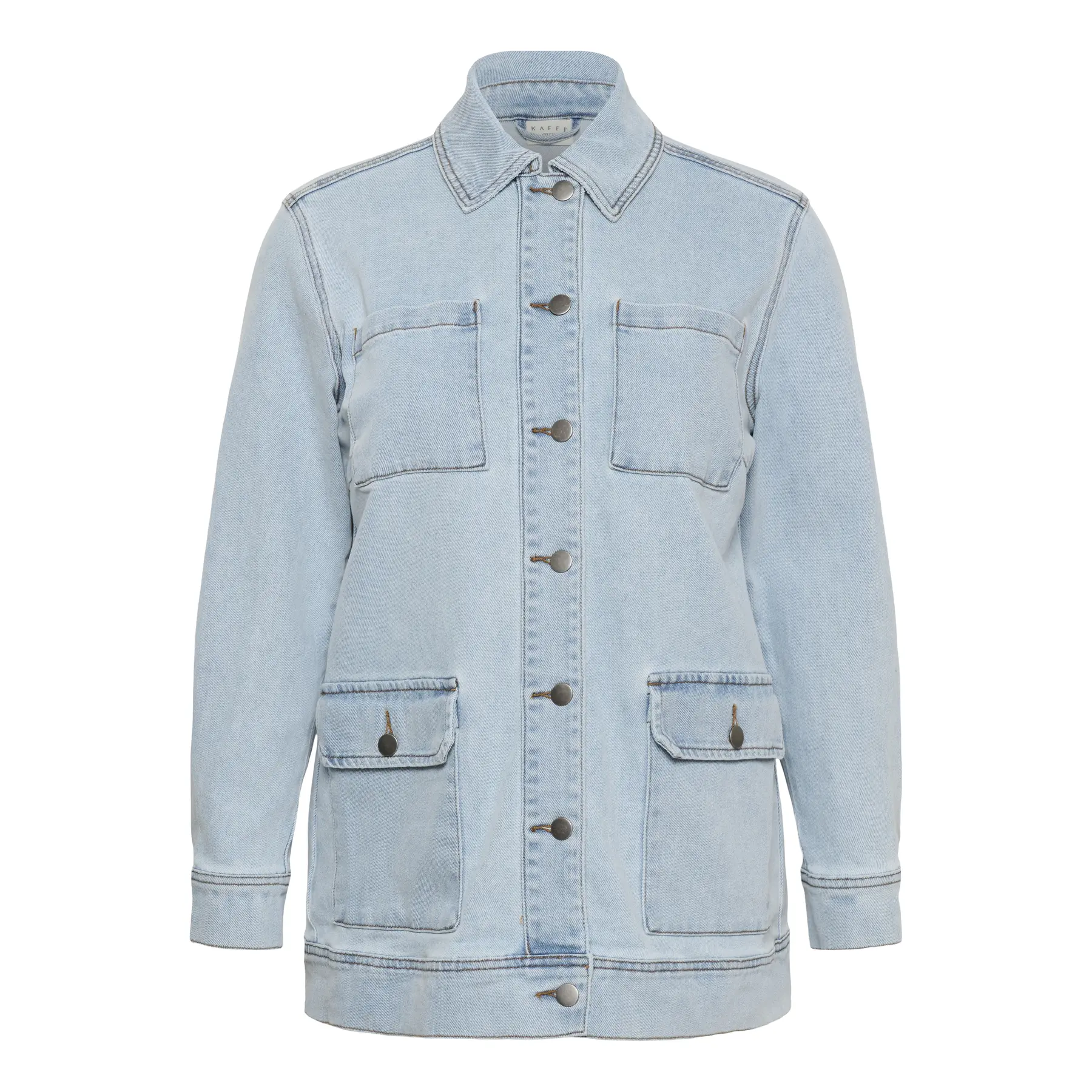Kaffe Curve Women's Bleu Denim Jacket Ninna