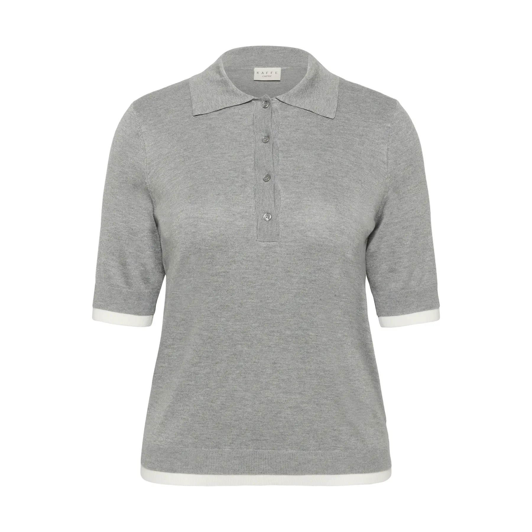 Women's polo shirt KAFFE Curve Lizzy