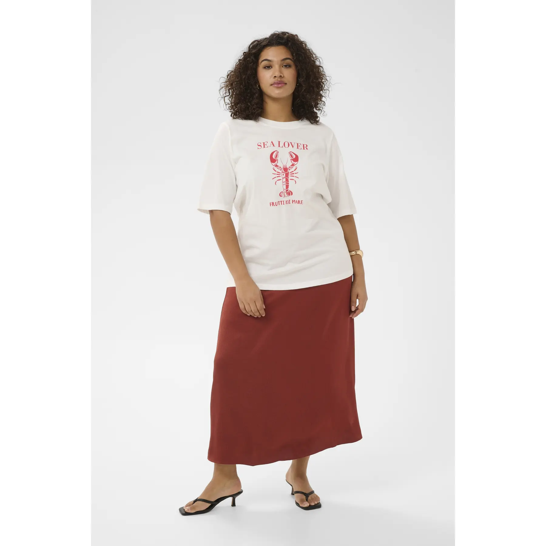 Women's T-shirt KAFFE Curve KCAlana