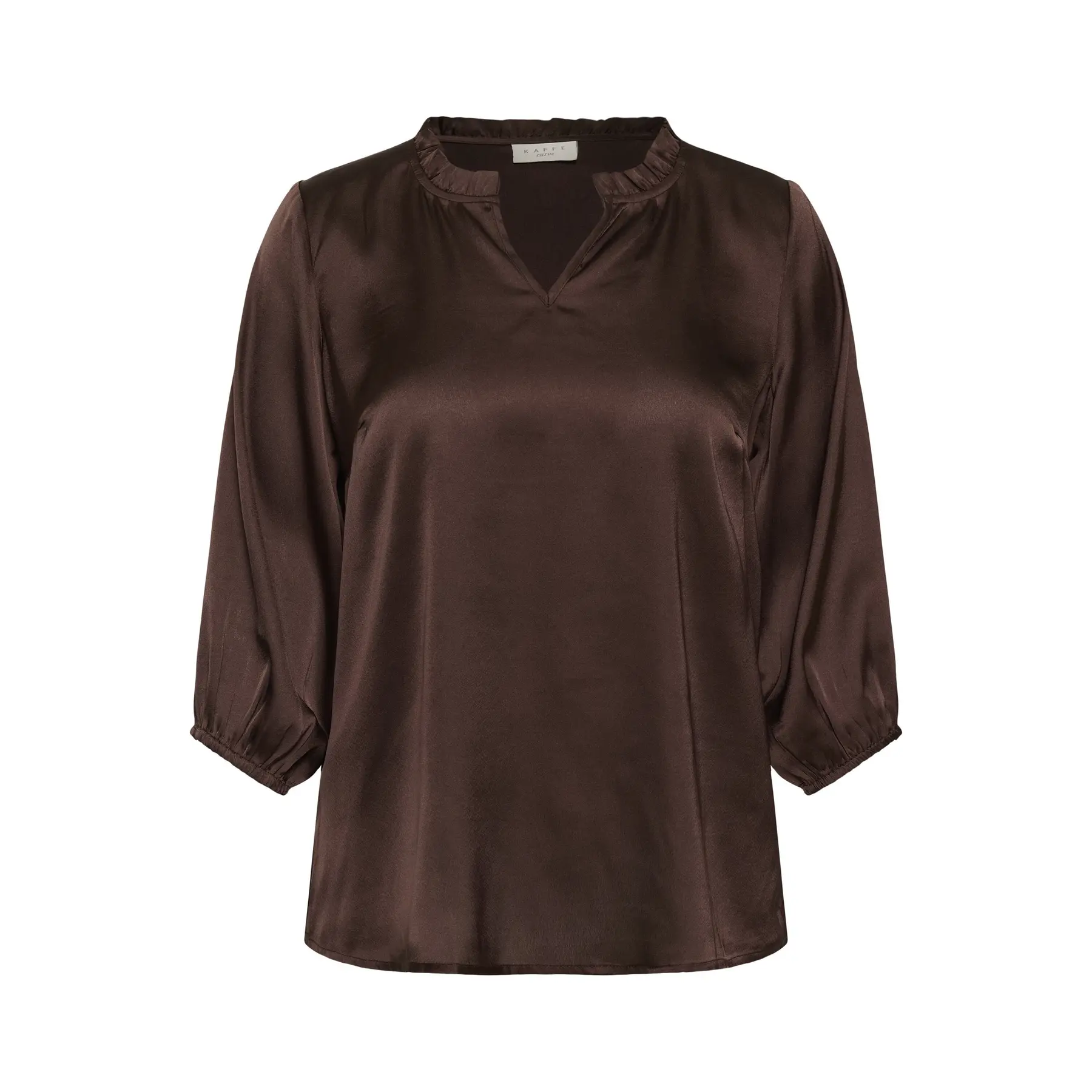 Damenbluse KAFFE Curve Amira Frill