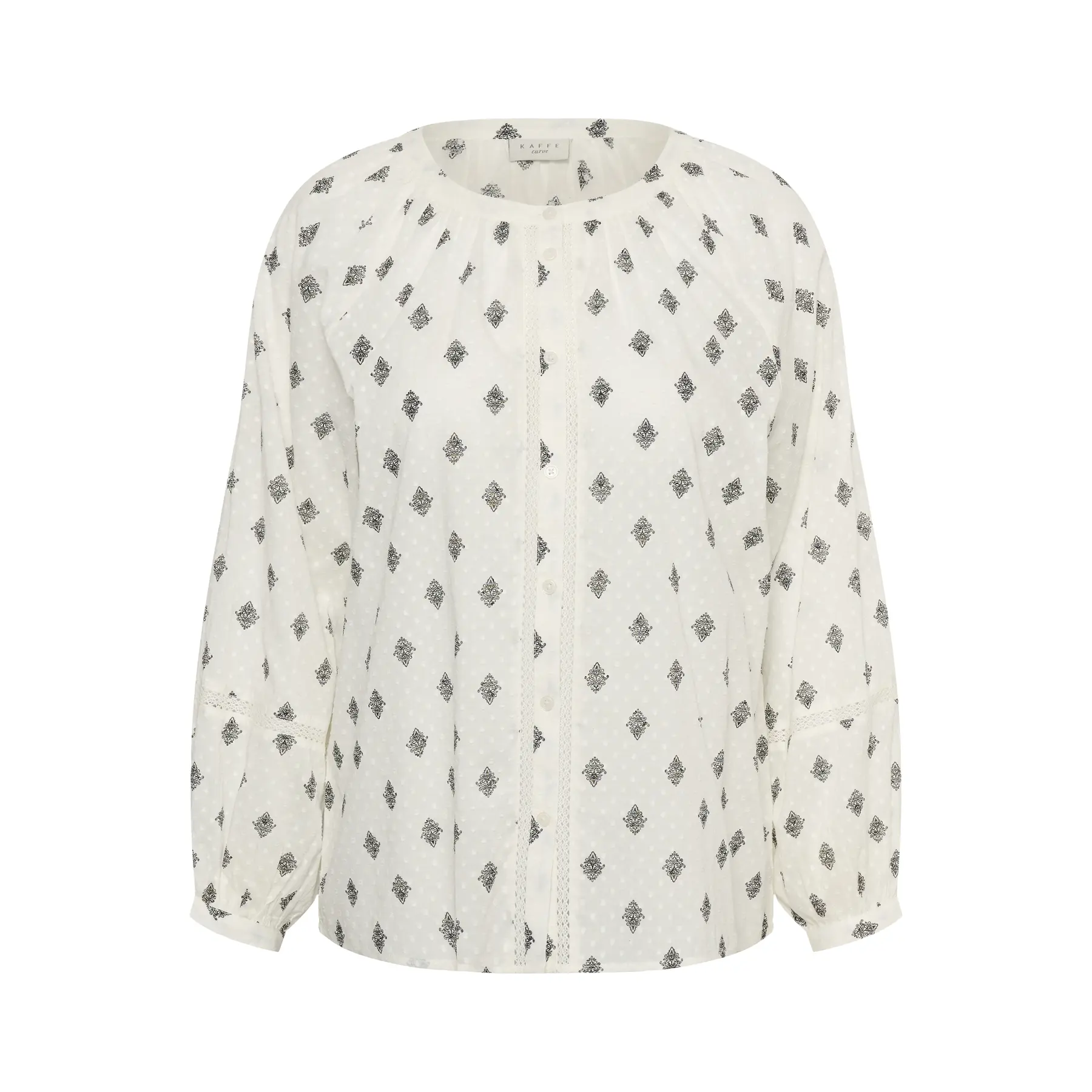 Langarmshirt Damen KAFFE Curve Wily