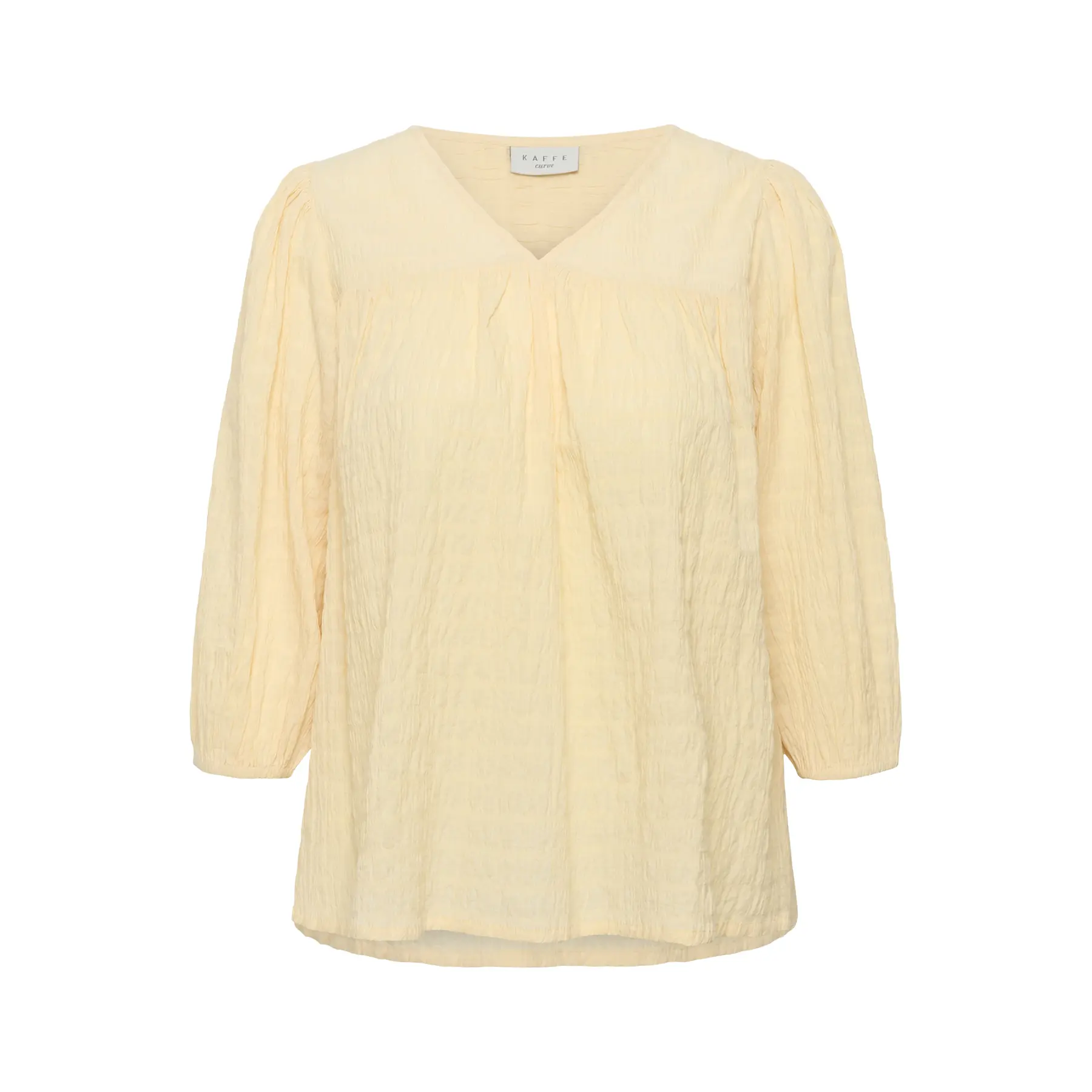 Kaffe Curve Women's Jaune Blouse Maisie