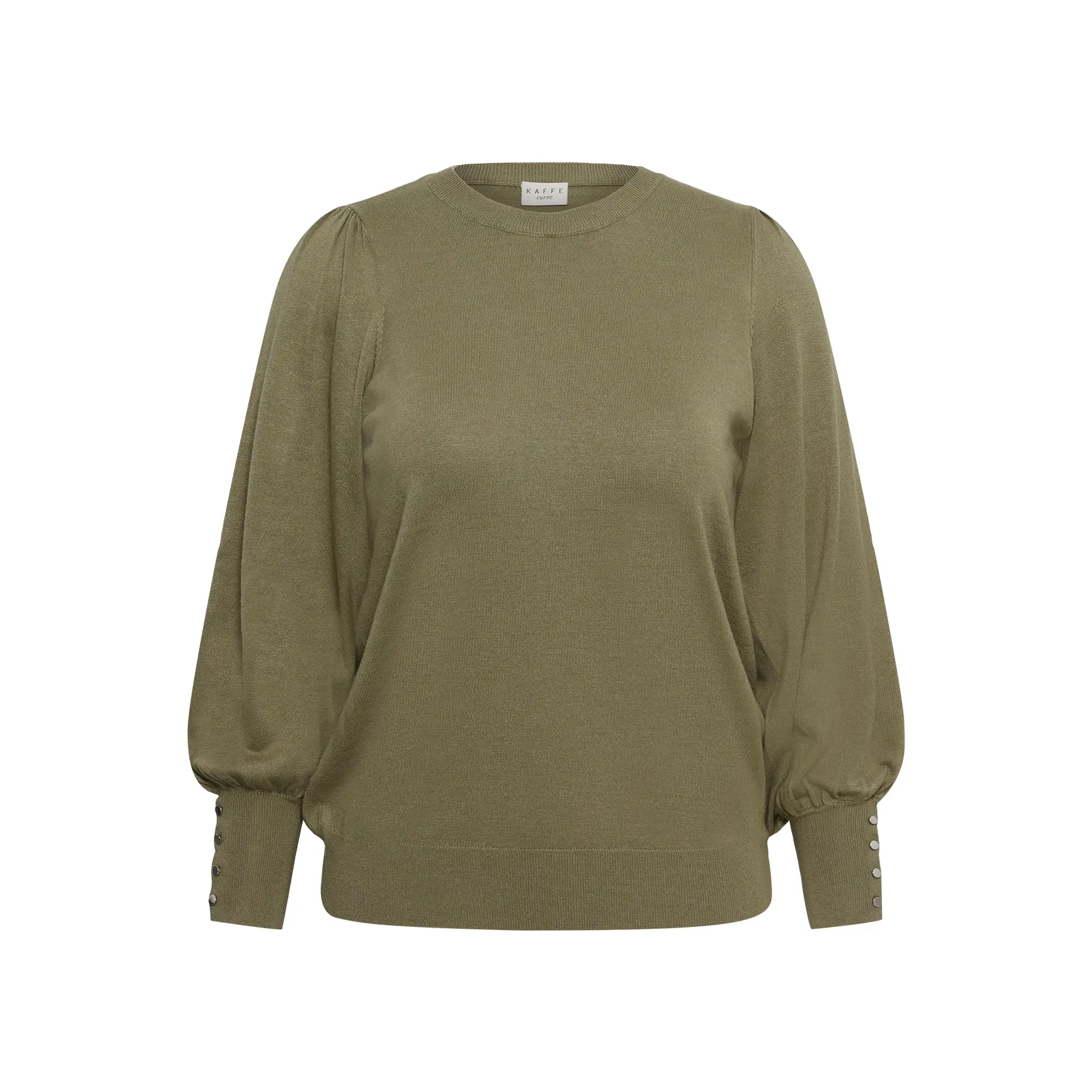 Pullover mit Rundhalsausschnitt Damen KAFFE Curve Kclizzy
