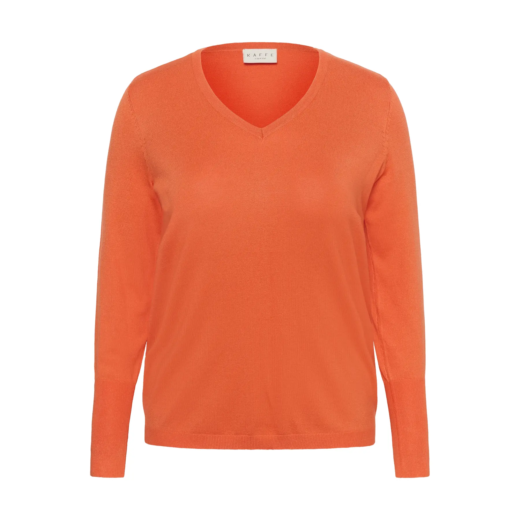 Kaffe Curve Women's Orange Woman Sweater Kclizzy