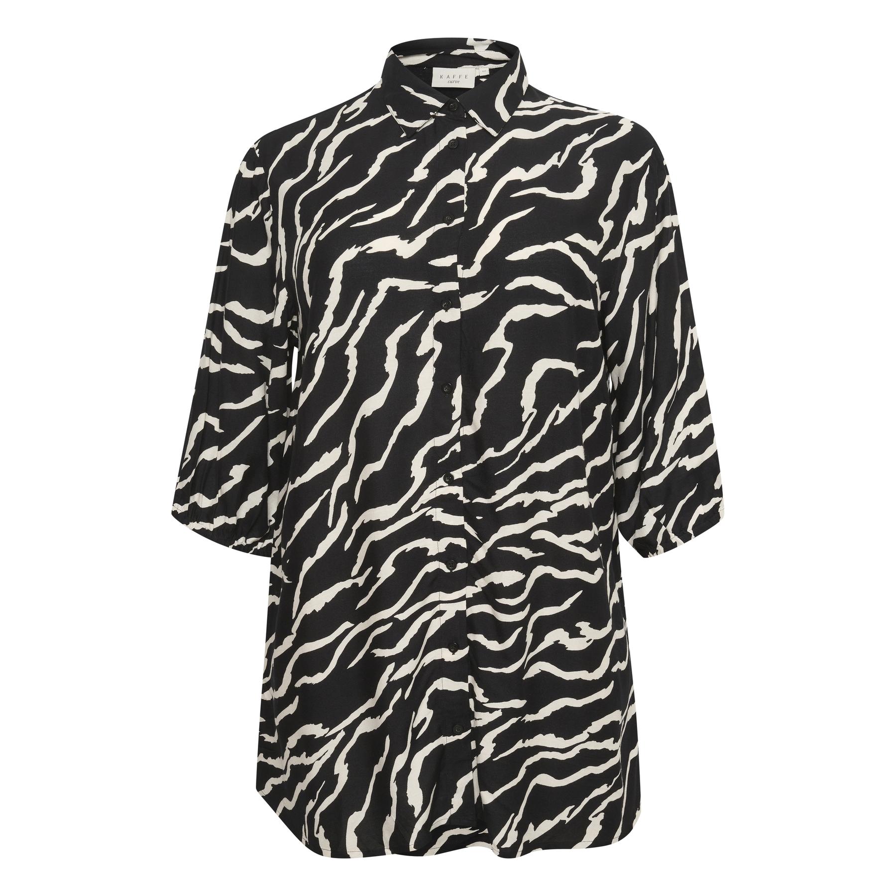 5715296449697 - KAFFE curve Bluse Sonna in Schwarz - 46